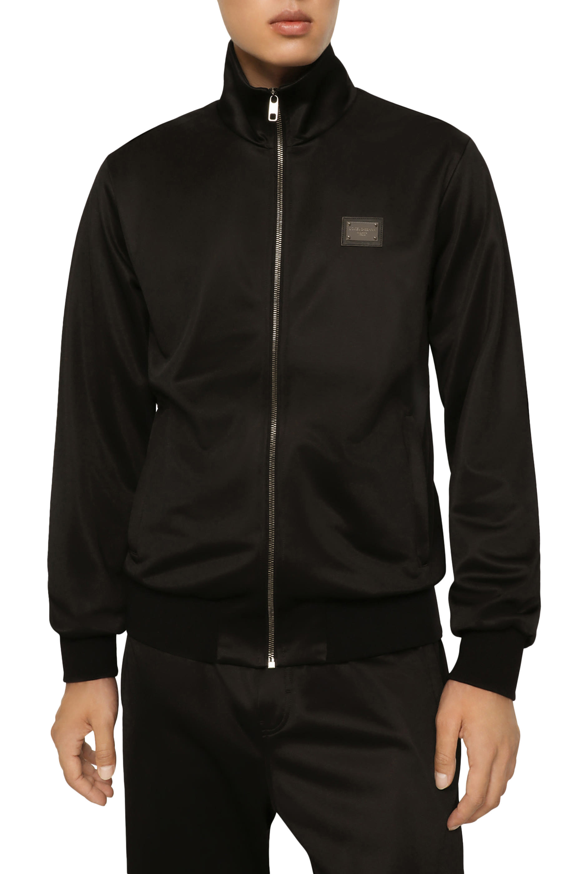 Logo Technical Jersey Sweatshirt