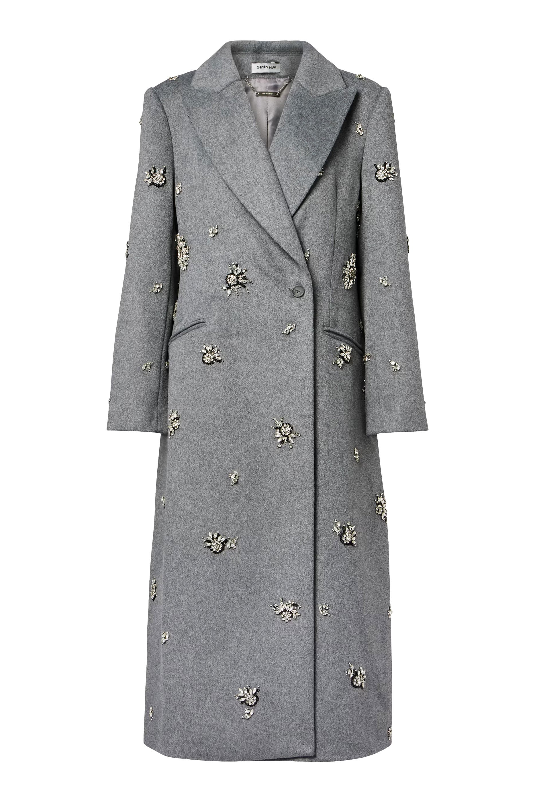 Gianni Embellished Wool Coat