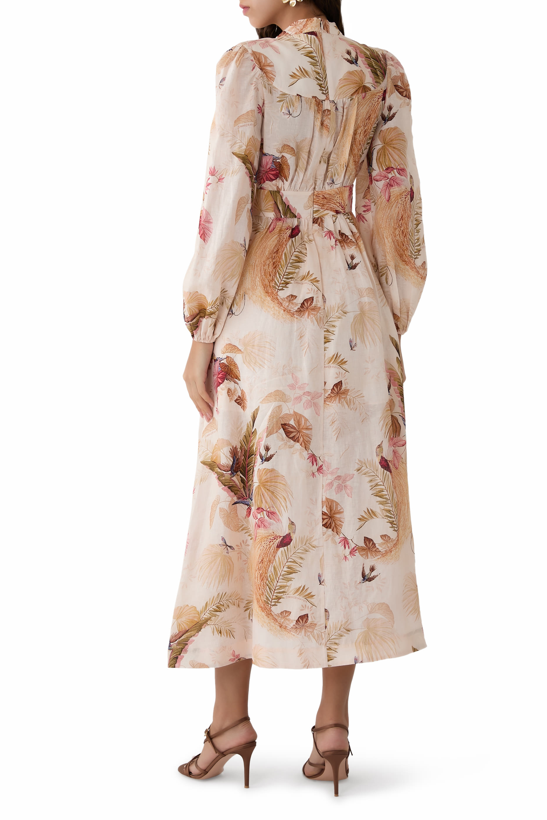  Ascension Plunge Midi Dress 