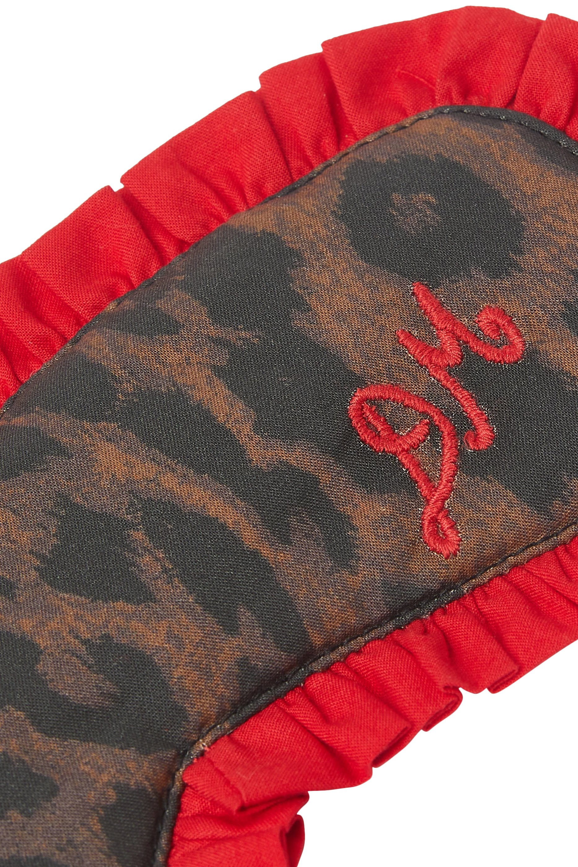 Damson Leopard Print PJ Eye Mask