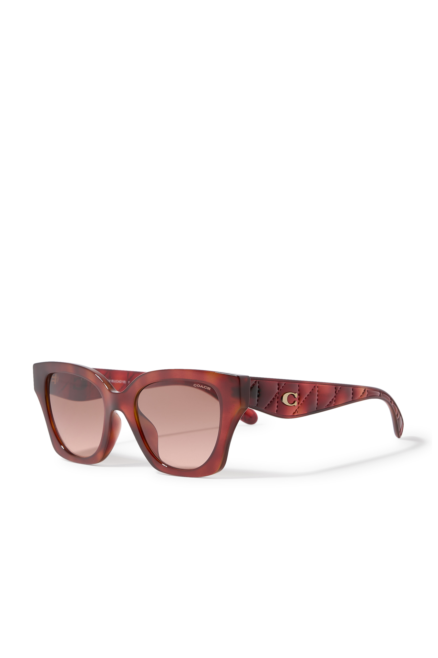 Quilted Tabby D-Frame Sunglasses
