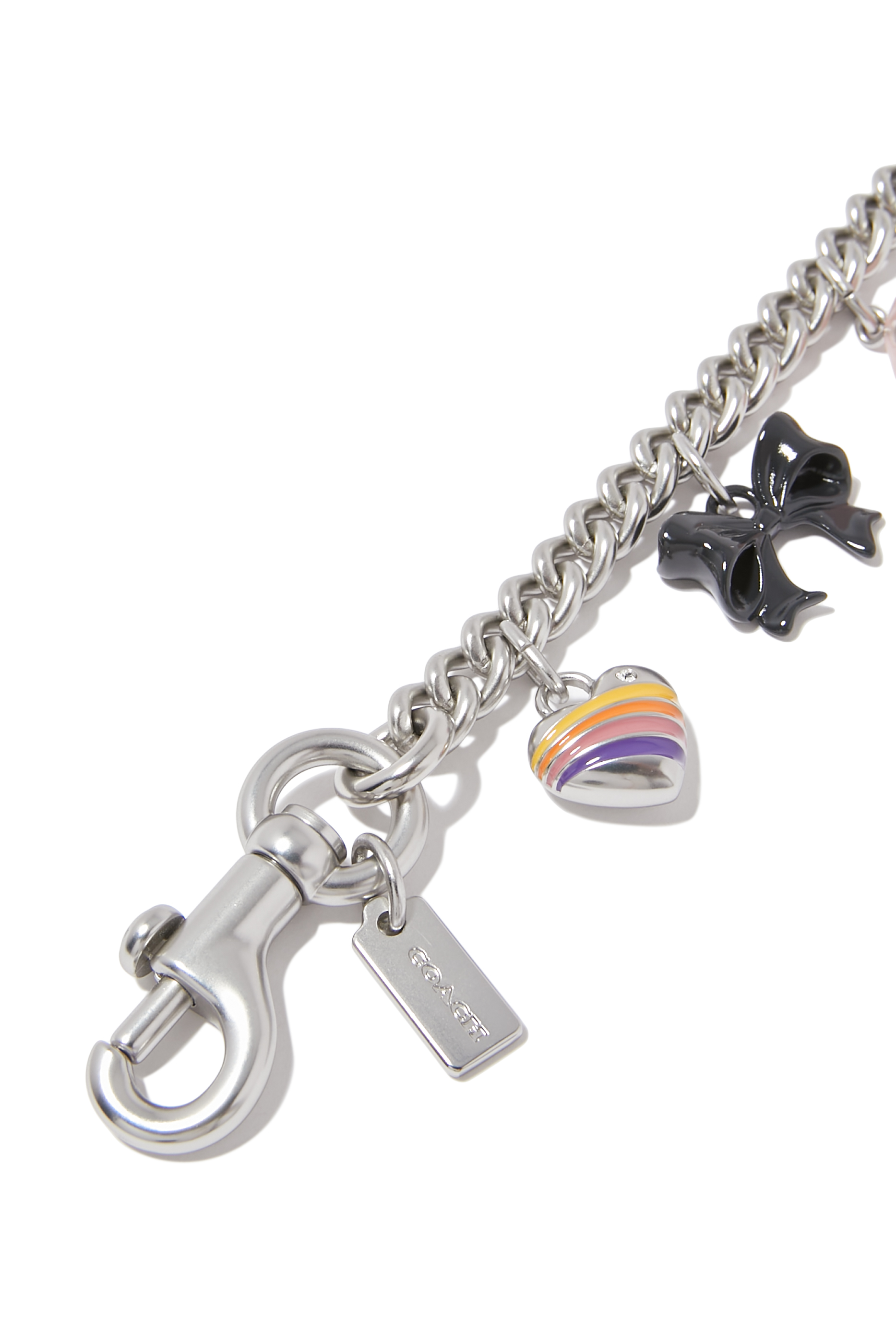 Motif Chain Bag Charm