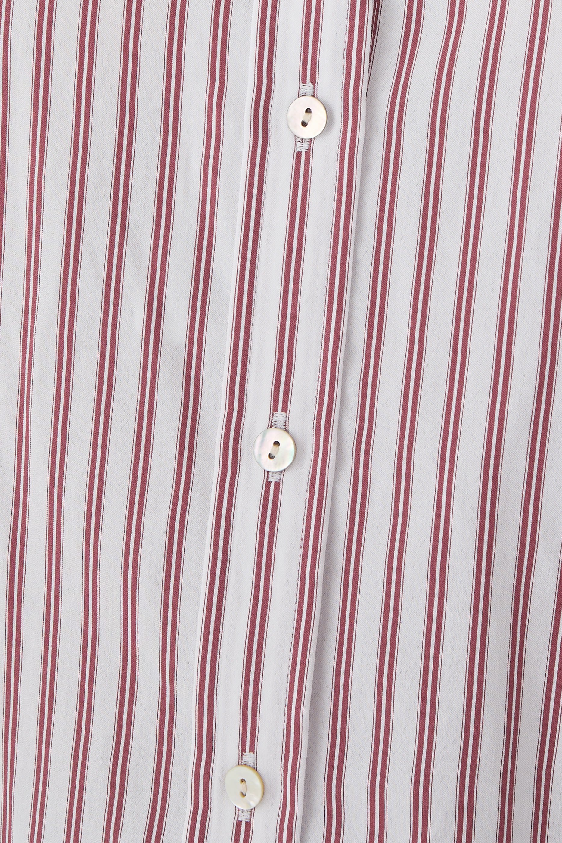 Till Stripe Cropped Button Down Shirt