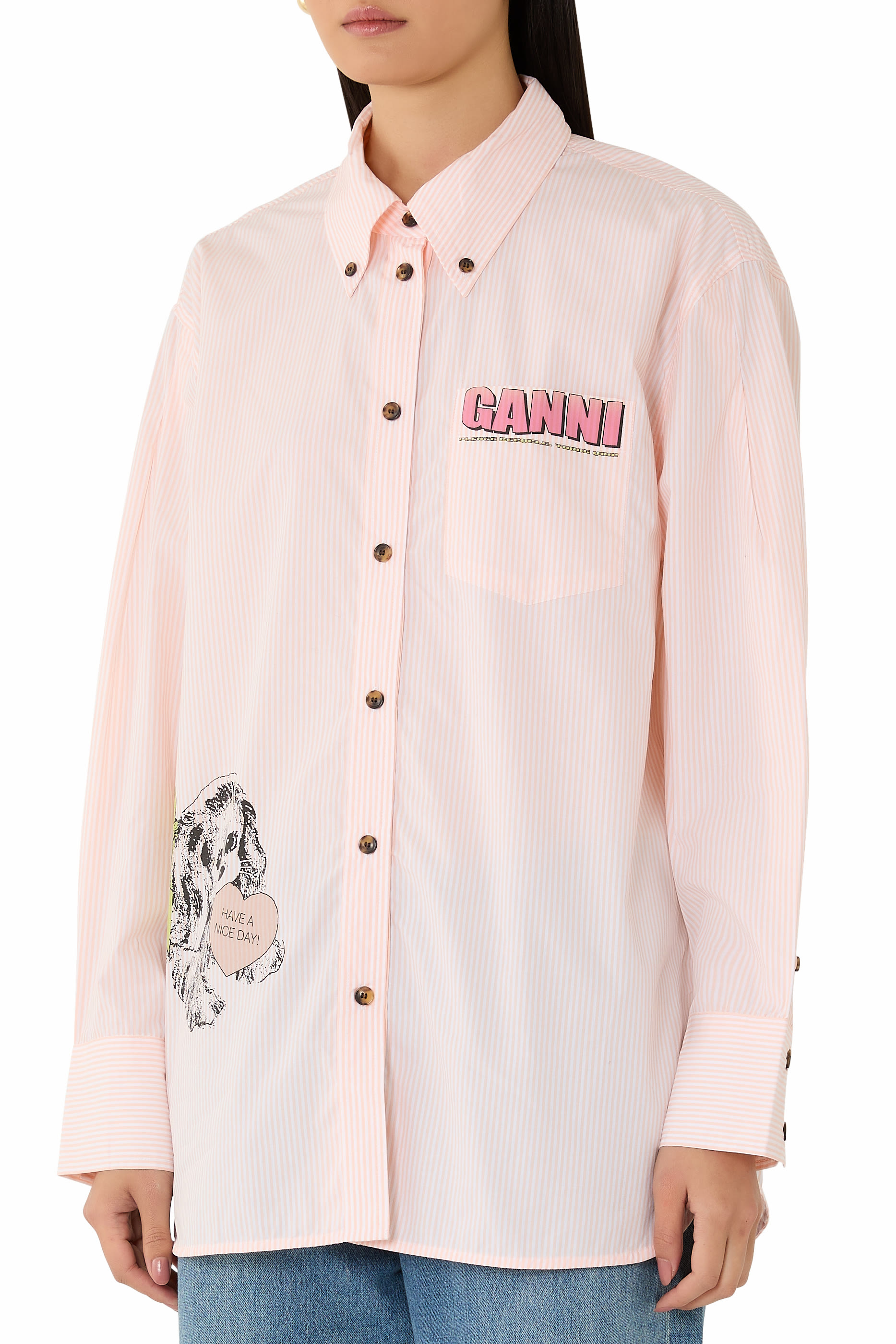 Stripe Oversized Shirt