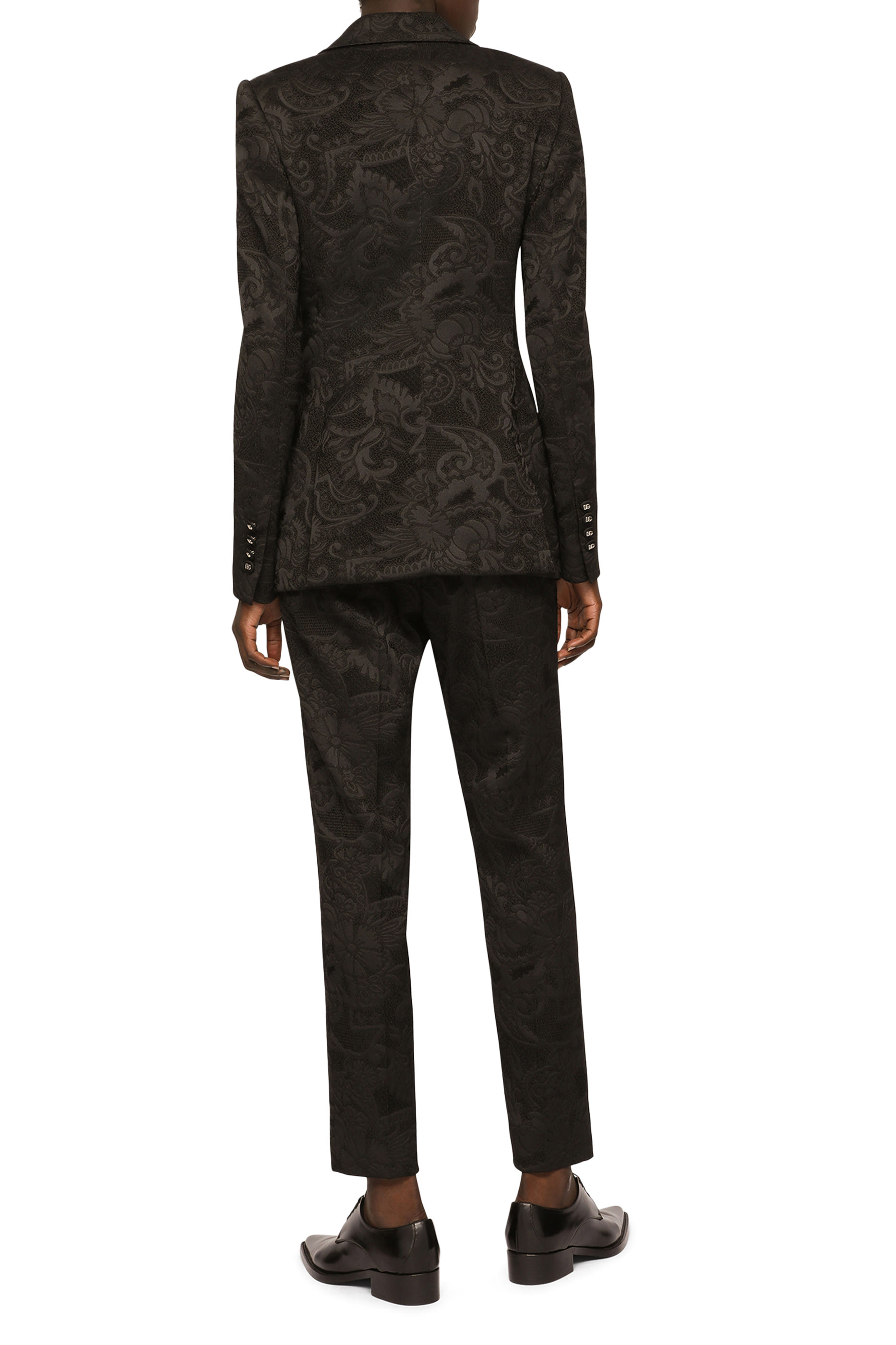 Floral Jacquard Turlington Blazer
