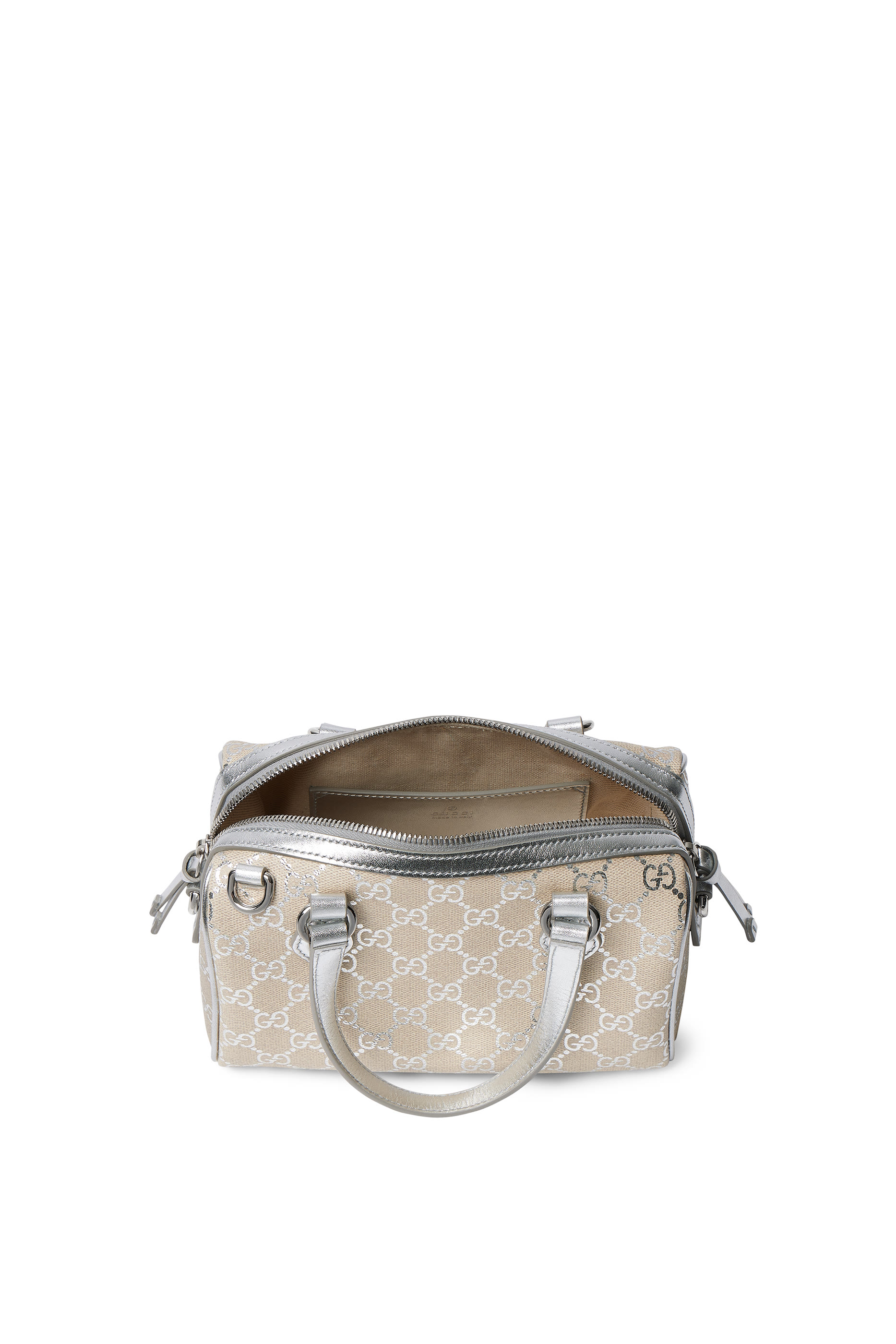 GG Emblem Small Boston Bag