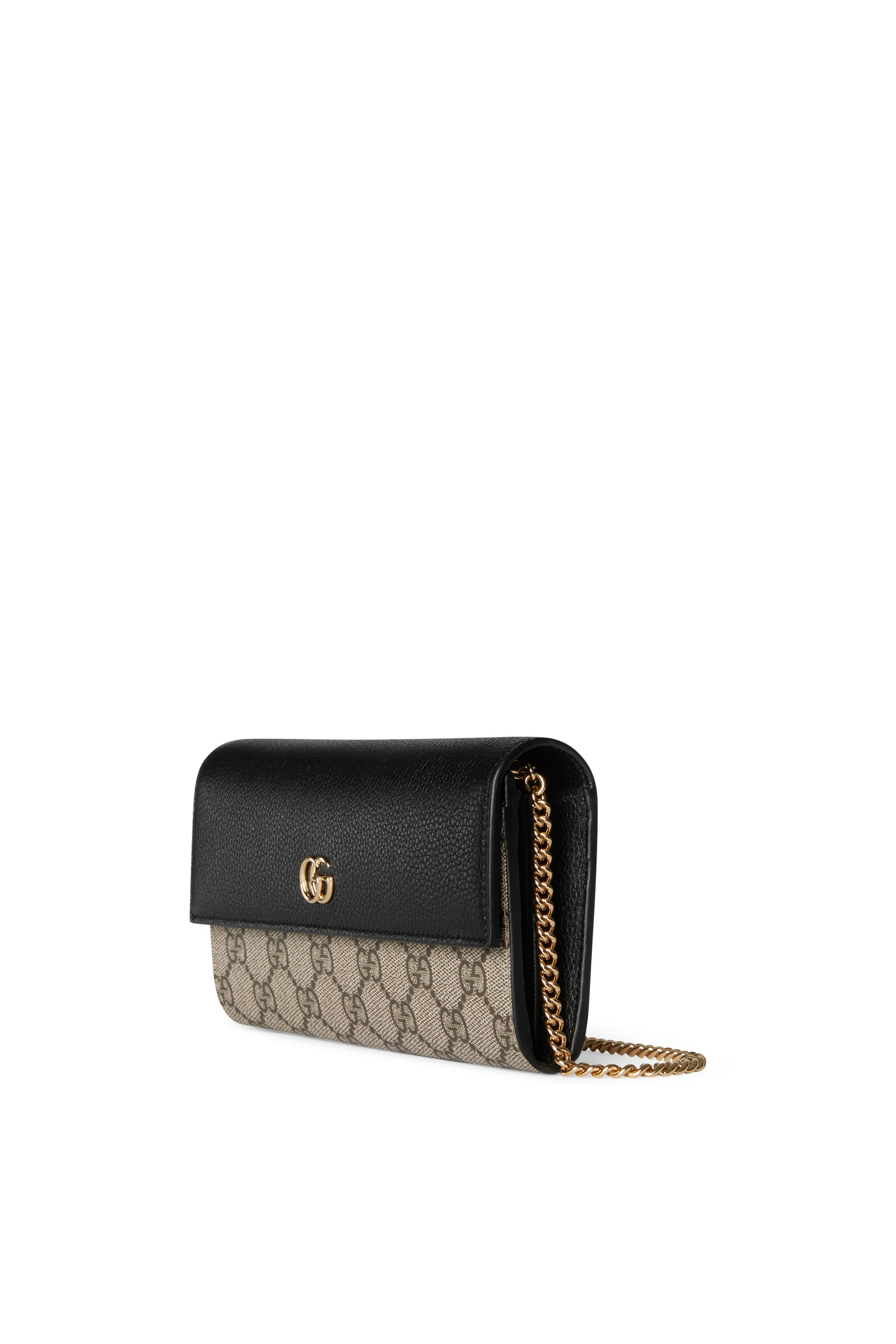 GG Marmont Bi-Color Wallet on Chain