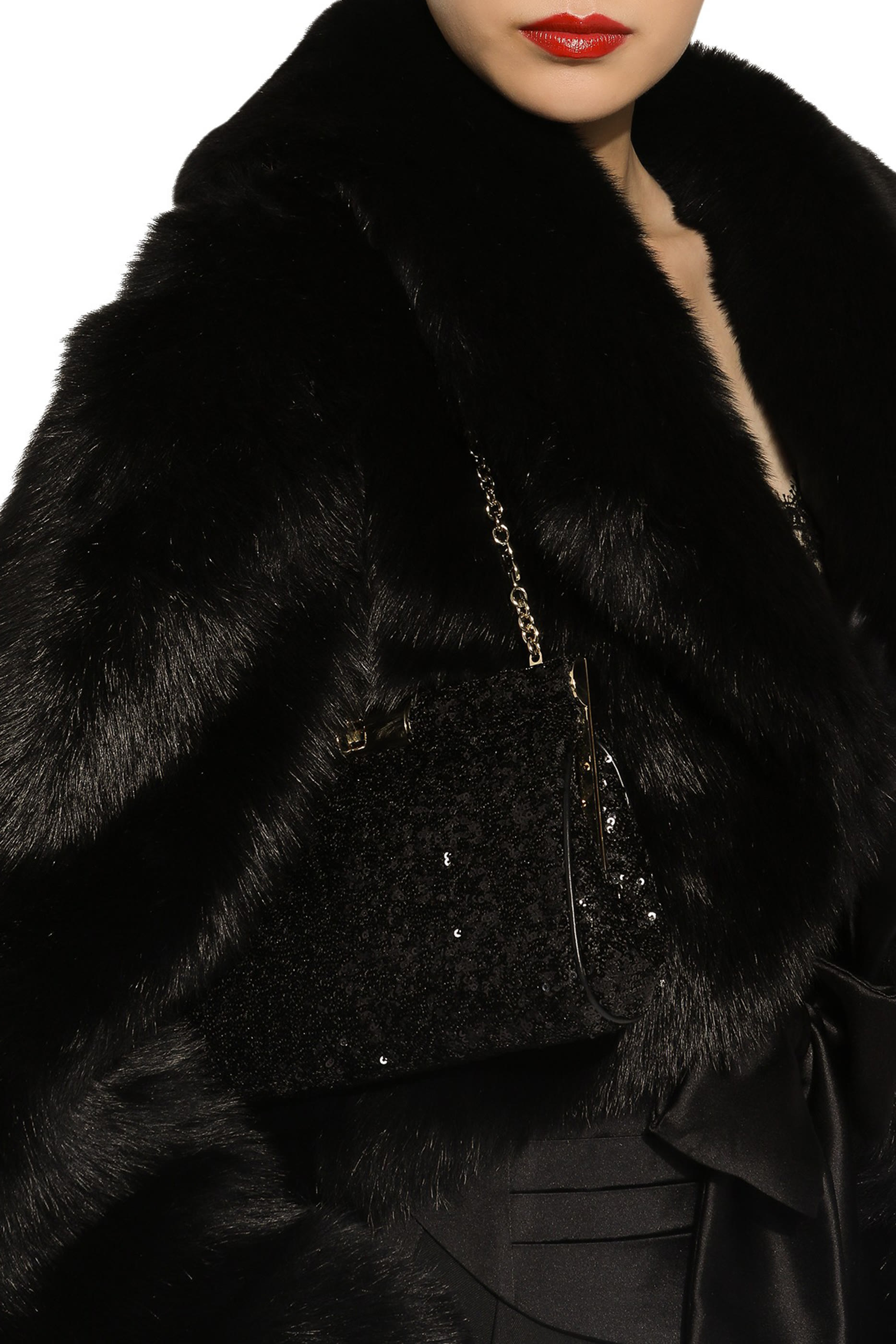 Medium Marlene Satin Shoulder Bag