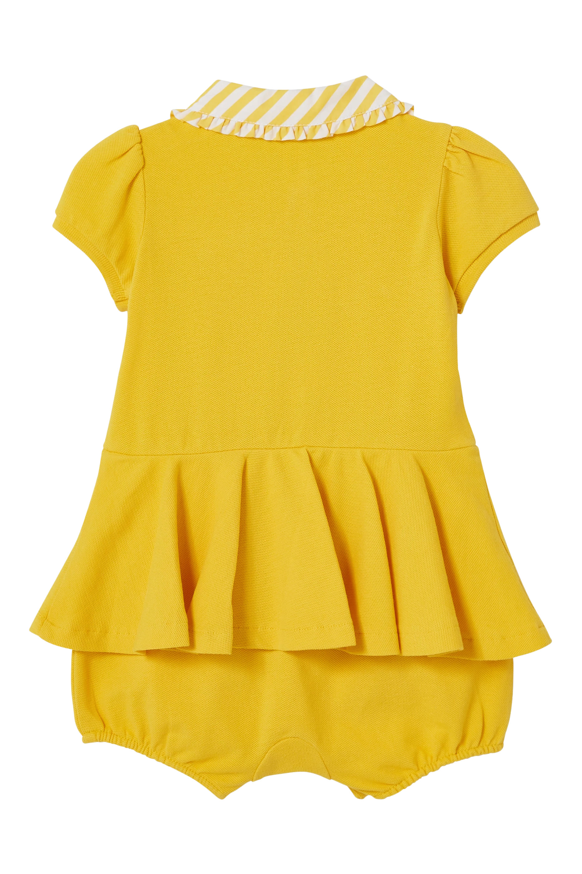 Kids Peplum Knit Romper