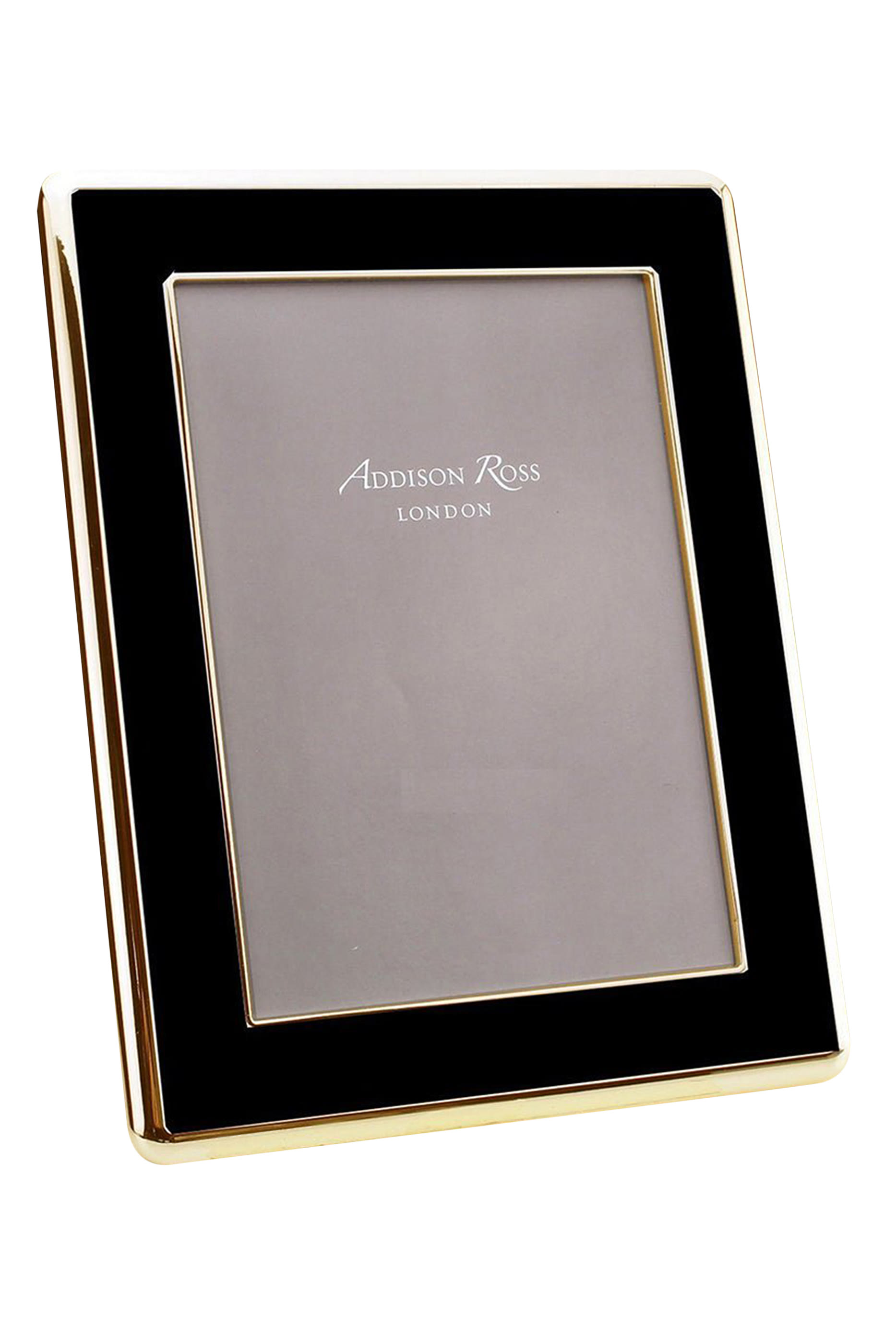 Curve Photo Frame, Enamel & Gold, 5x7 