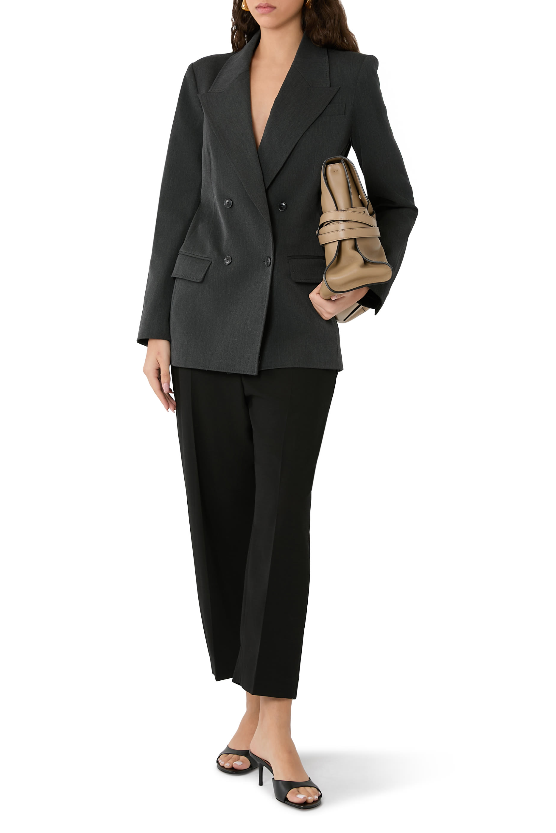 Essential Suiting Oversized Double-Breasted Blazer