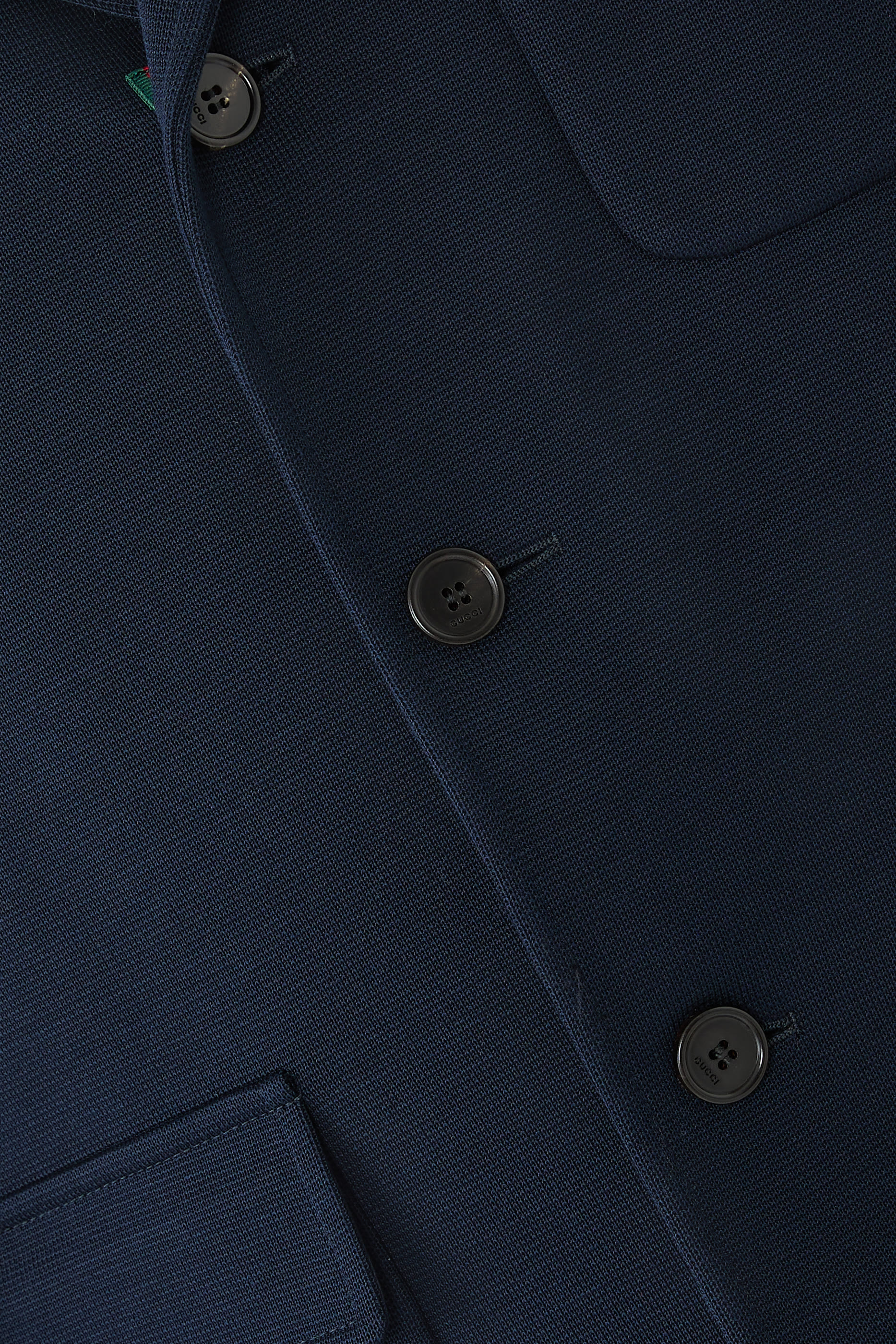  Single-Breasted Cotton Jersey Jacket