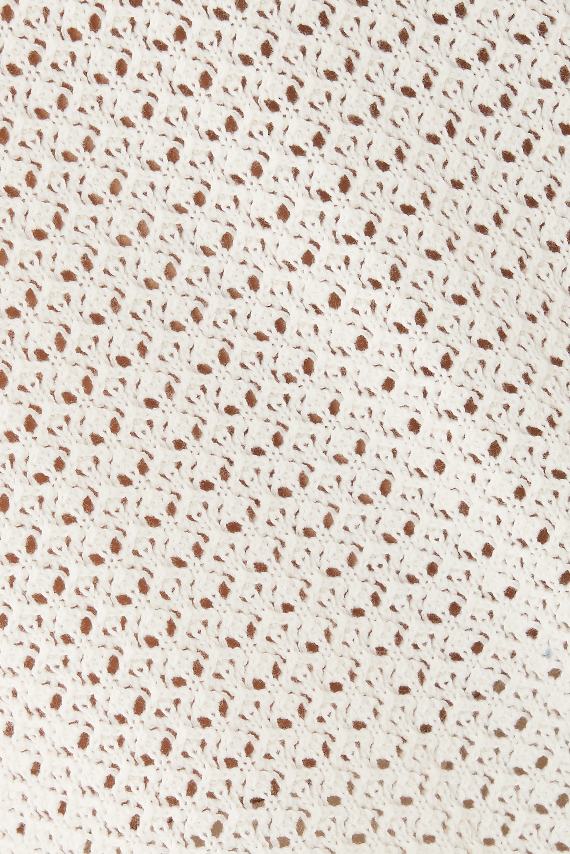  Pointelle Oversized Mini Dress