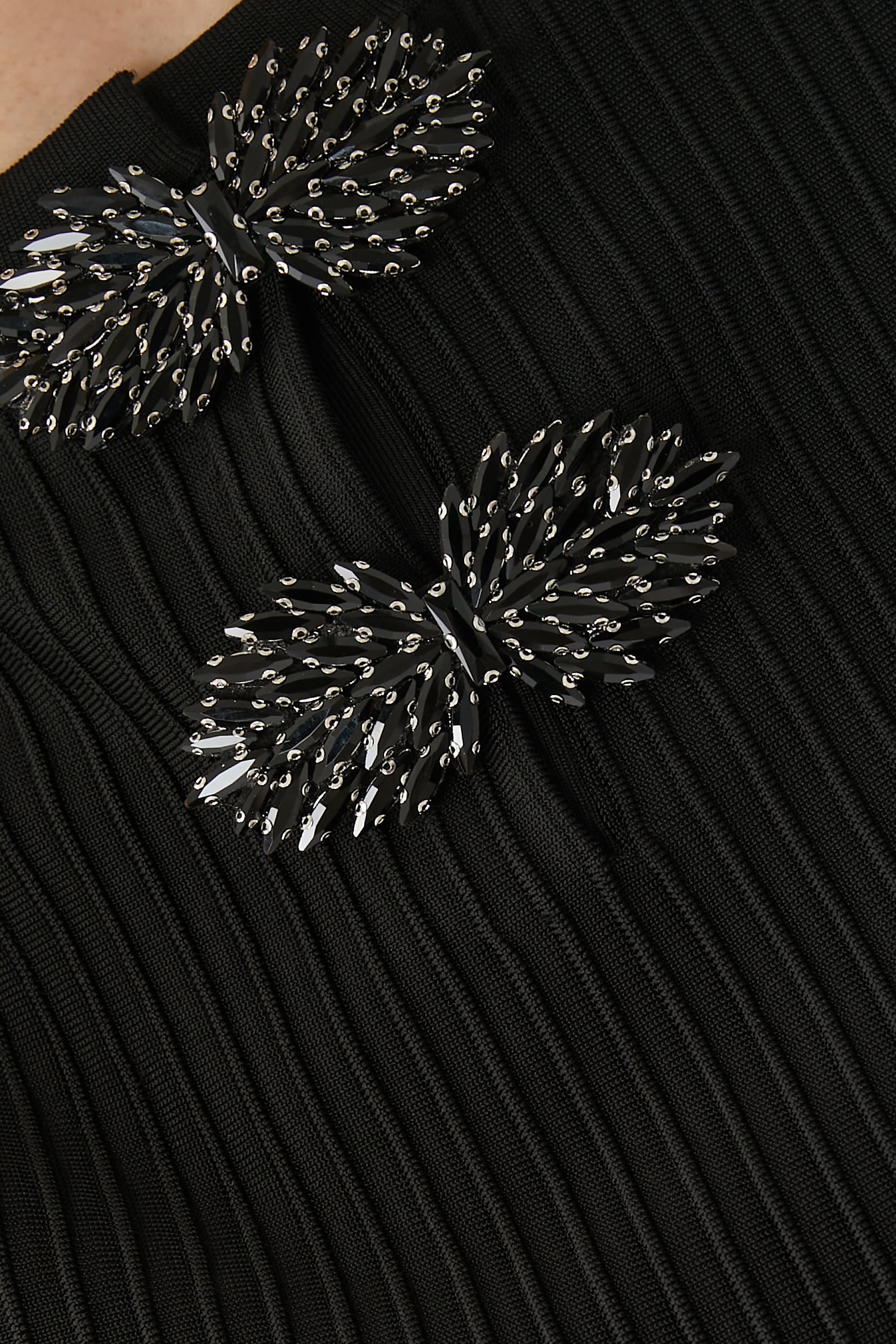 Ottoman Long Dress with Jewel Details