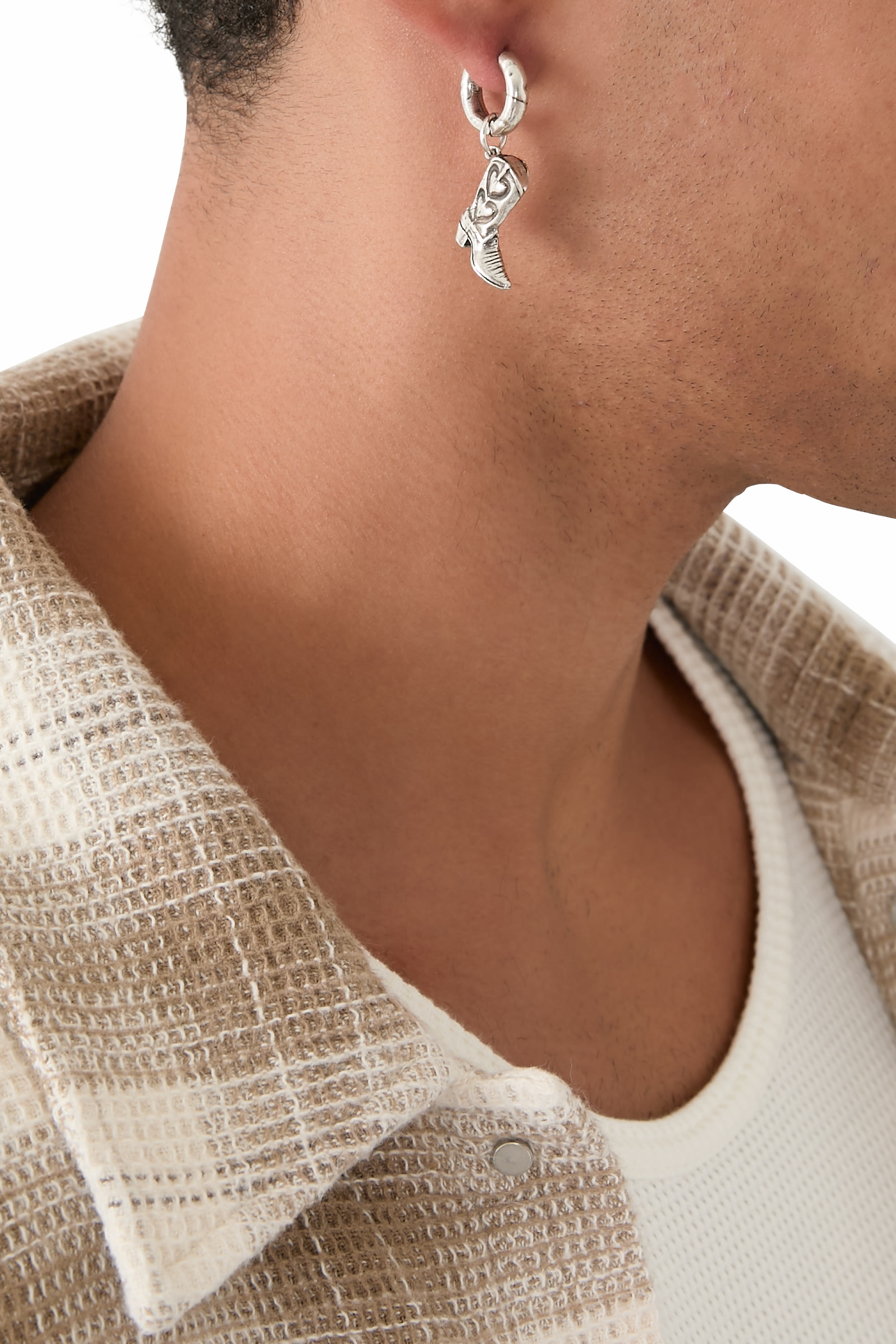 Boots Earrings, 925 Sterling Silver