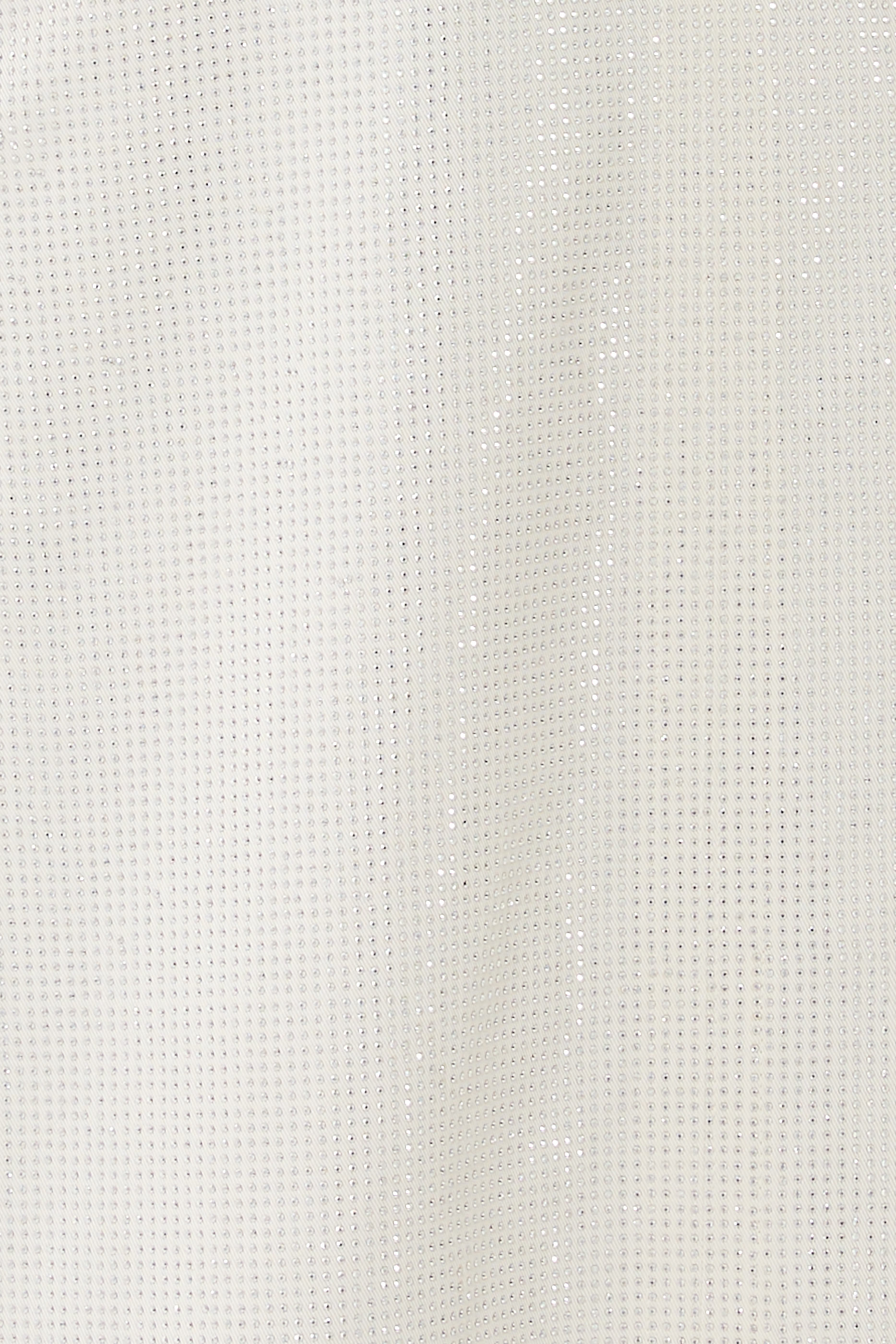 Long Drill Skirt with All-Over Micro Studs 