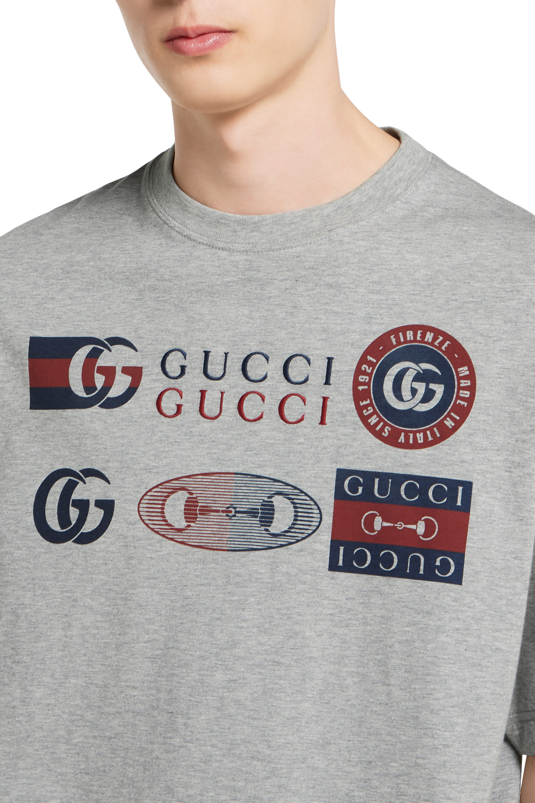 Logo Print Cotton Jersey T-Shirt