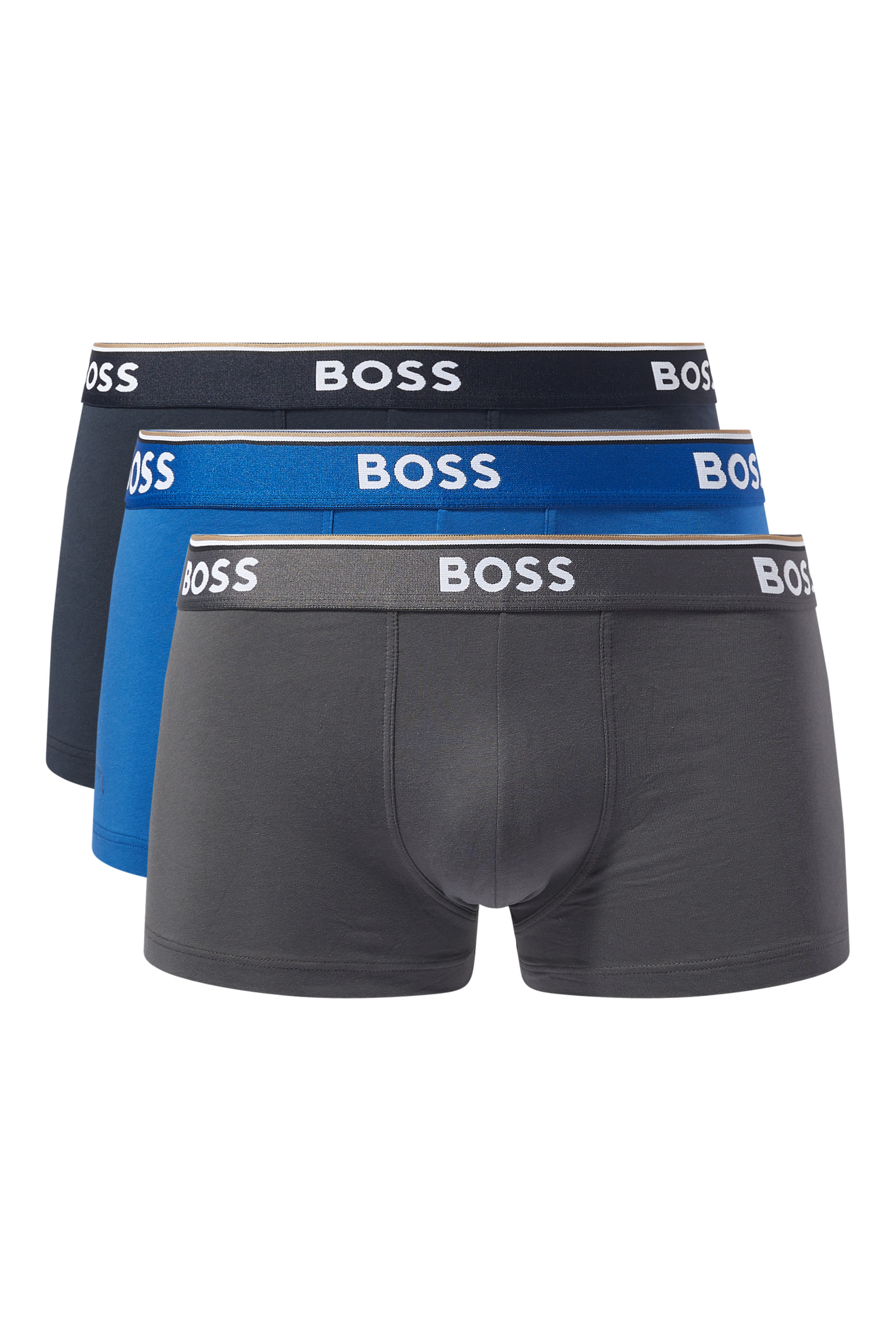 Logo Cotton Trunks, Set of 3