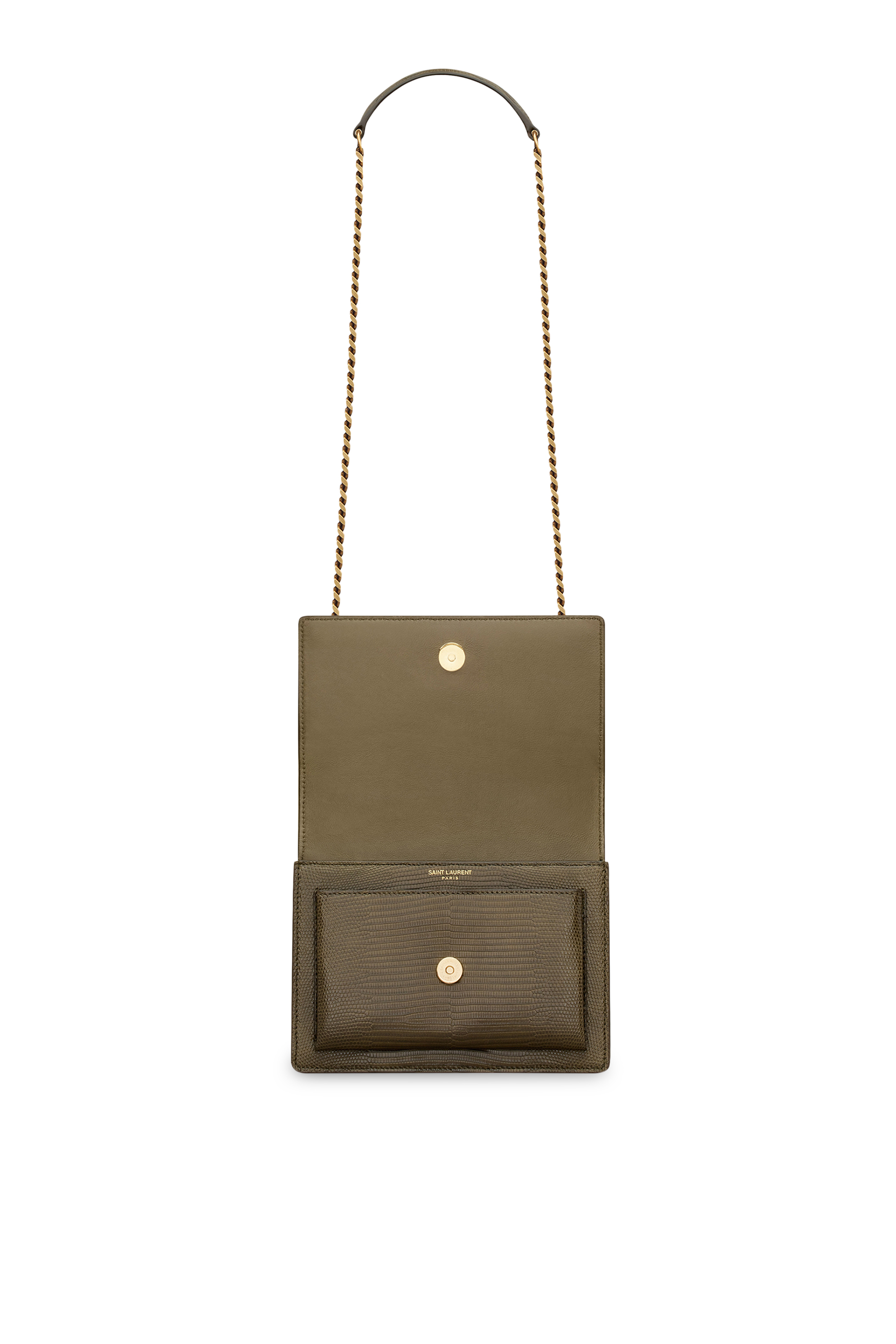 Sunset Crocodile Embossed Crossbody Bag