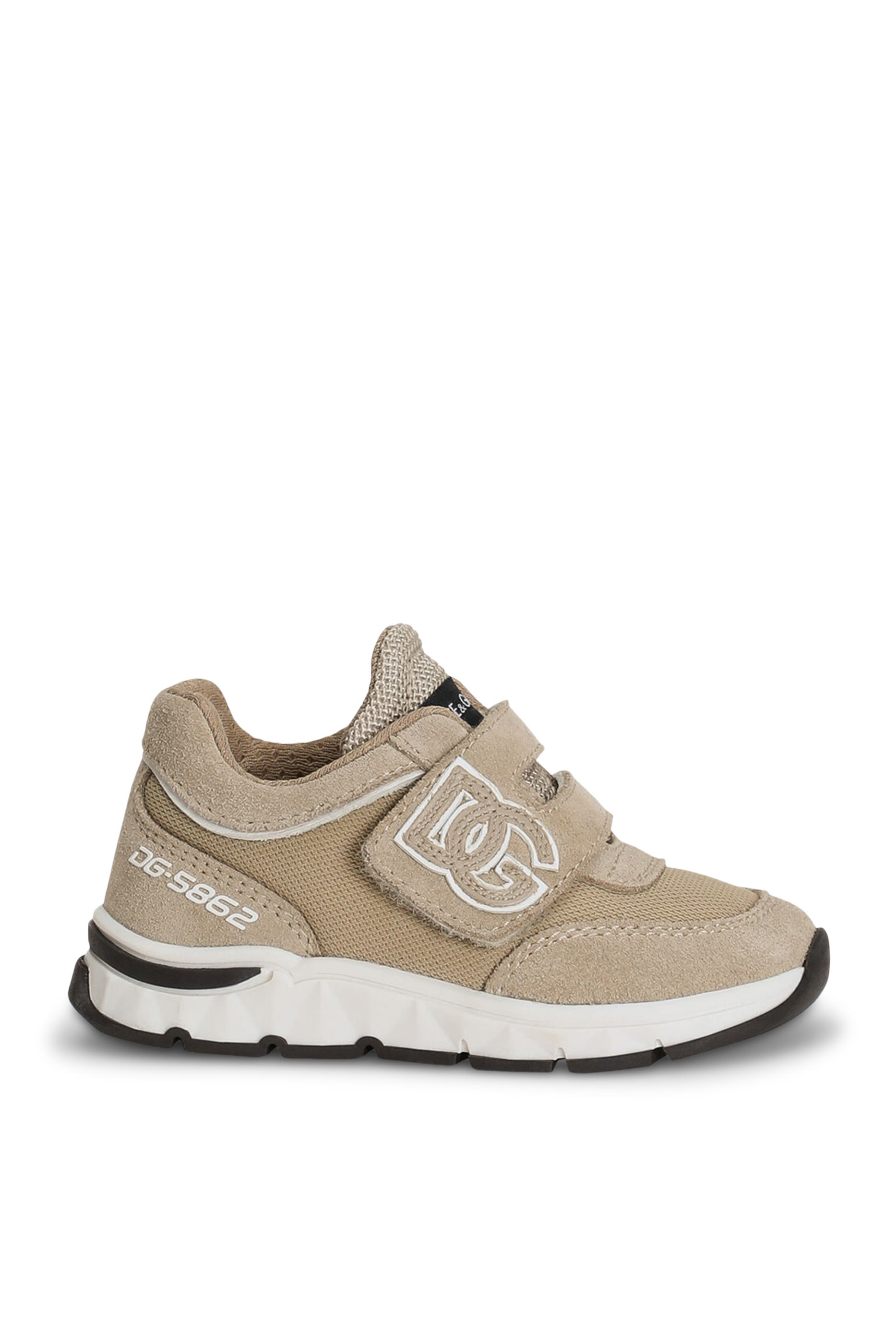 Kids Mesh and Split Leather DG Running Sneakers