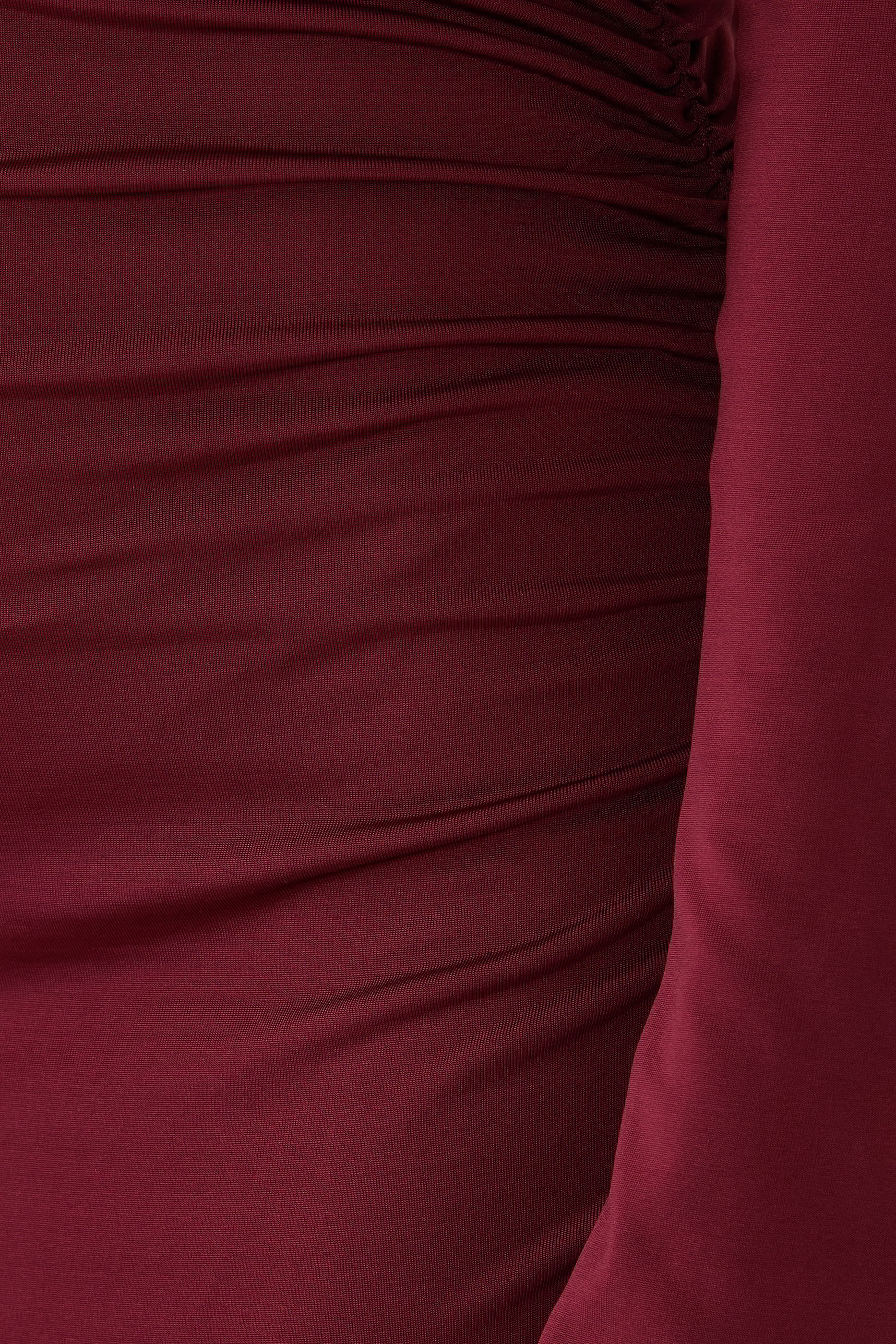 Jersey Asymmetrical Shawl Draped Gown 