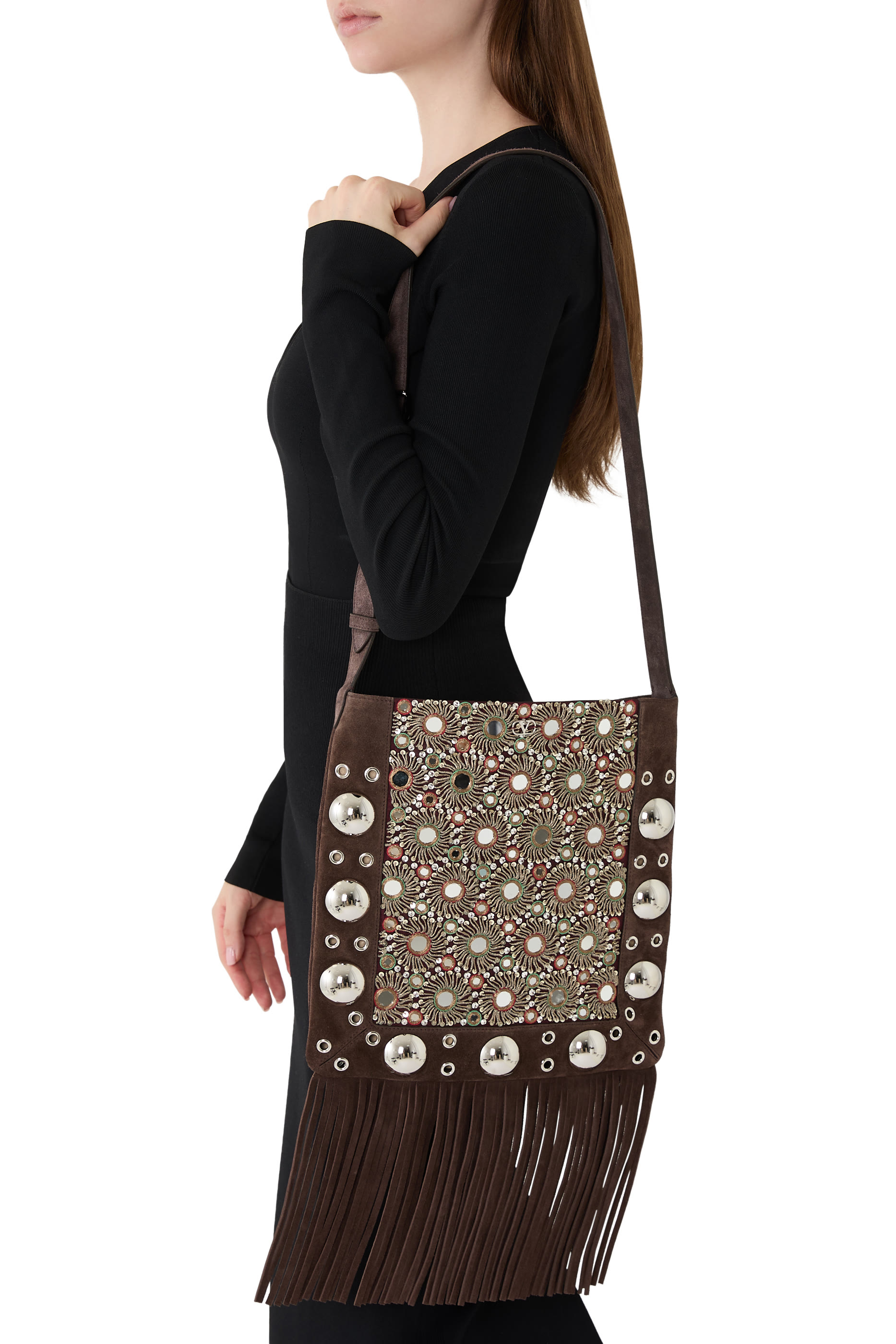 Nellc&ocirc;te Embroidered Shoulder Bag