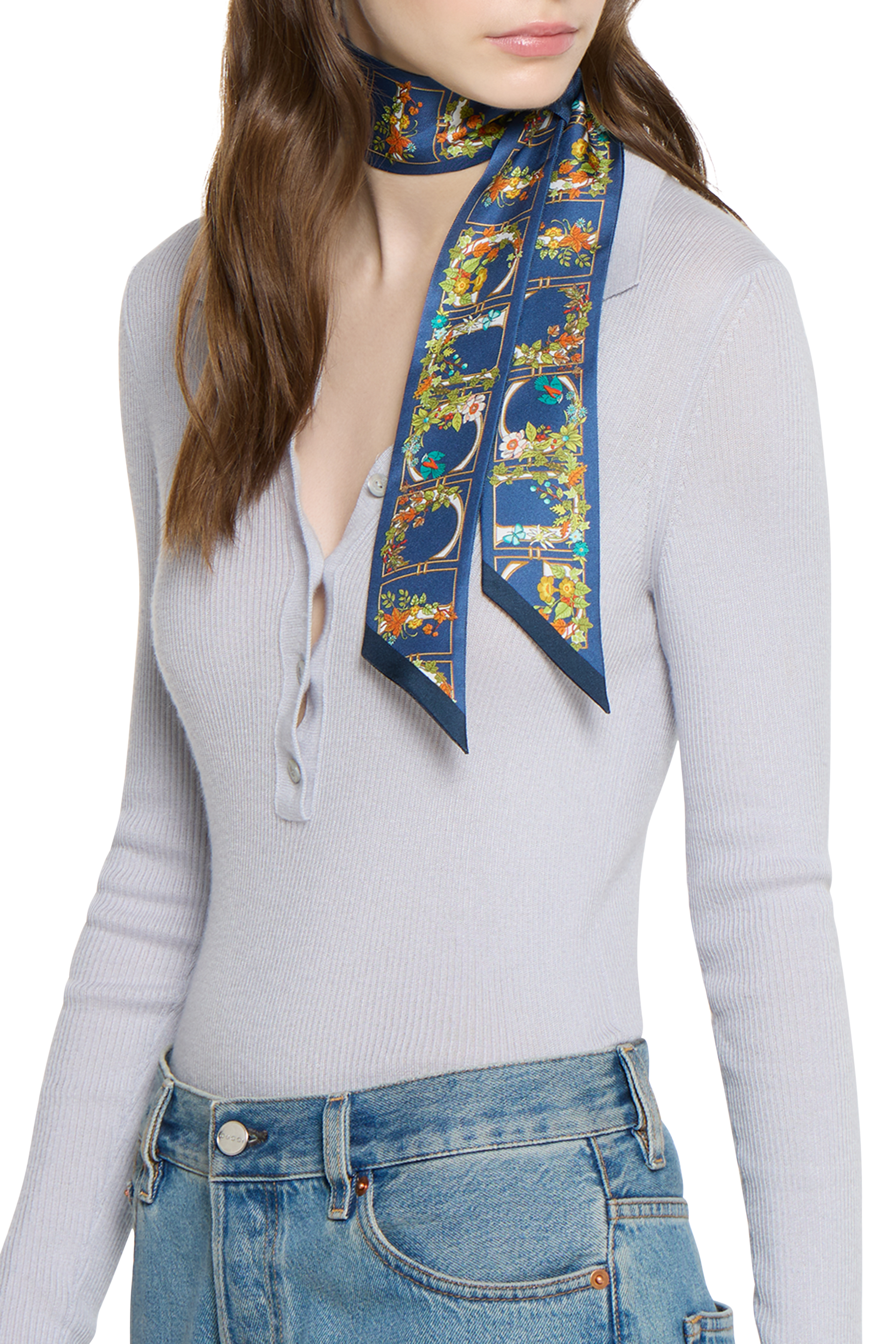 Printed Silk Twill Ribbon