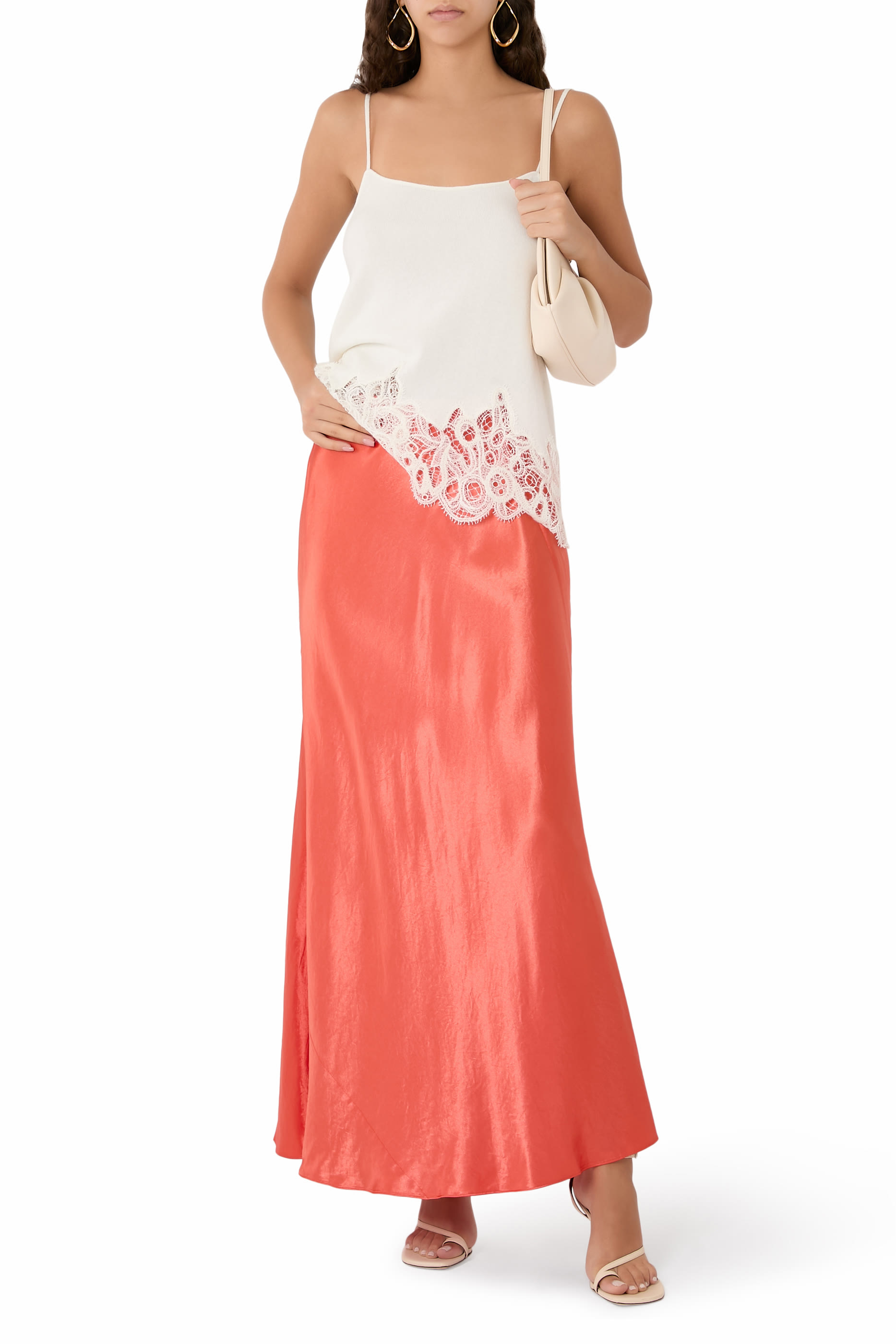 Satin Maxi Skirt