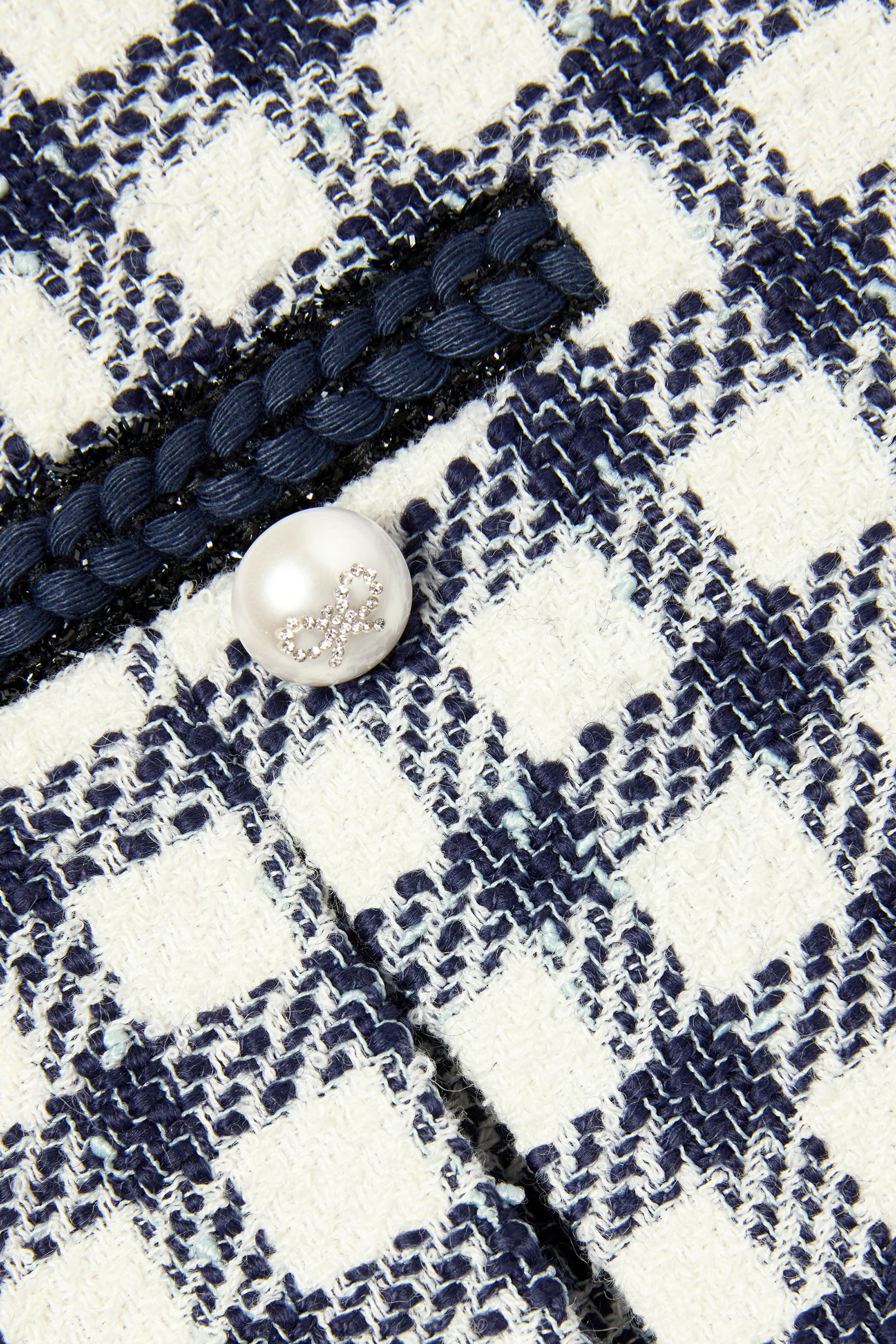 Kids Check Boucl&eacute; Skirt 