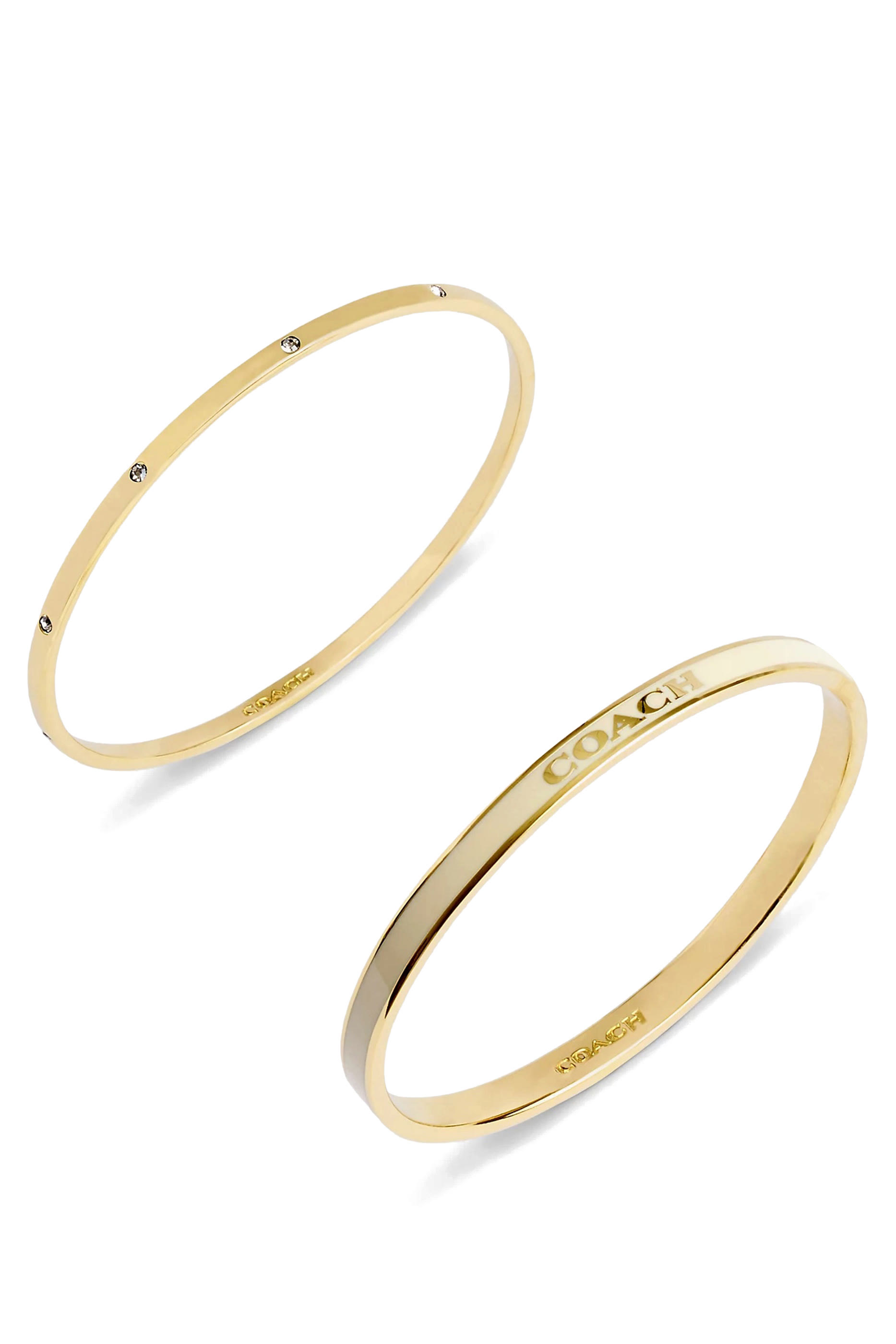 Signature Duo Bangles, Set of 2