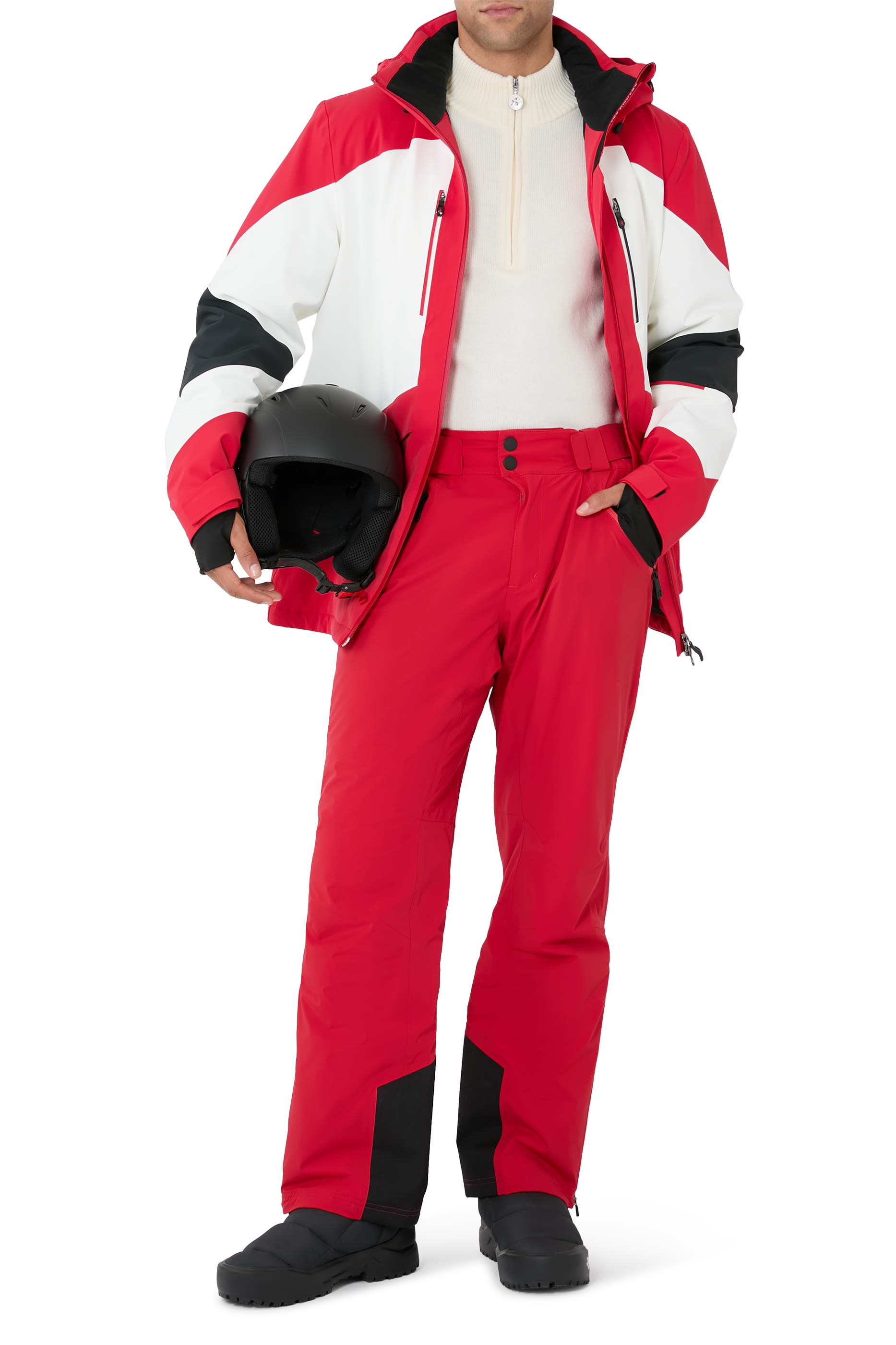 LA Tour Merino Wool Half-Zip Sweater