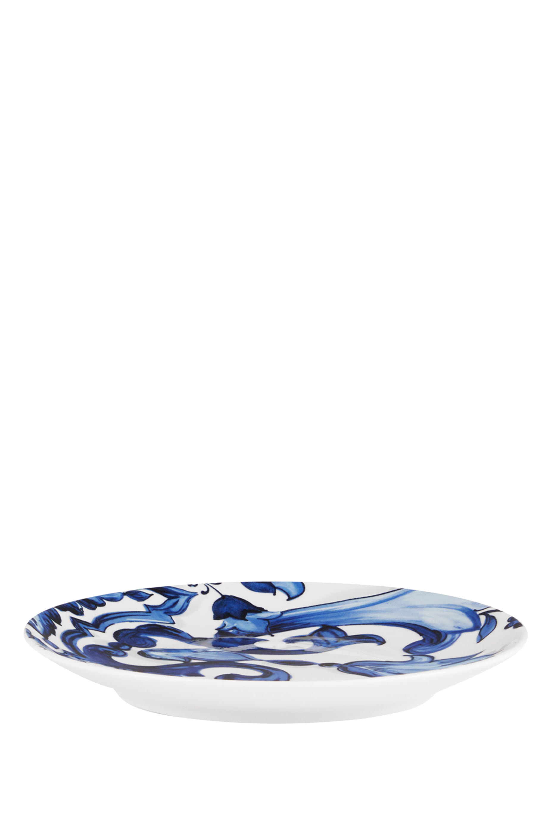 Blu Mediterraneo Fiore Foglie Bread Plates, Set of 2