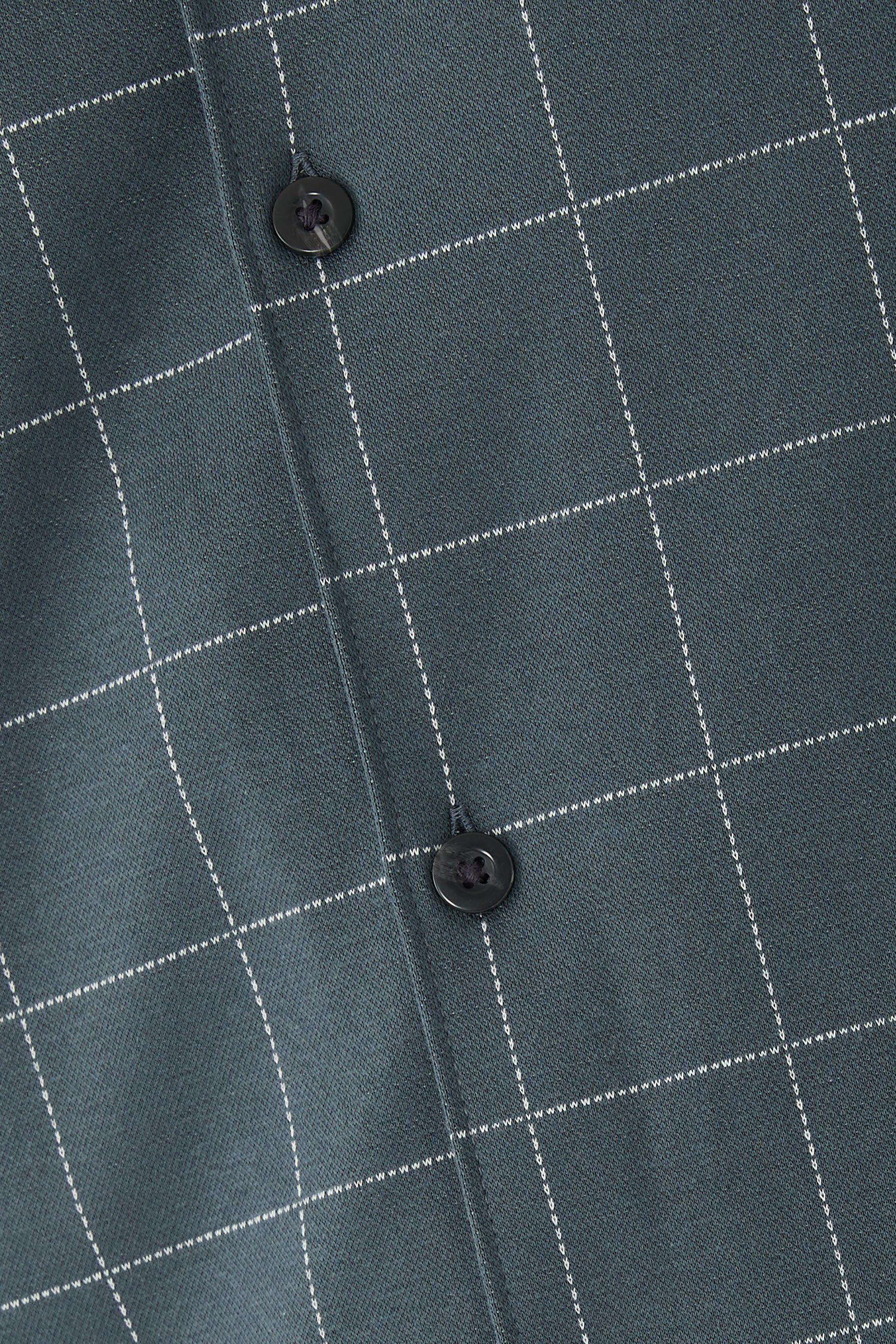 Windowpane Check Camp Shirt