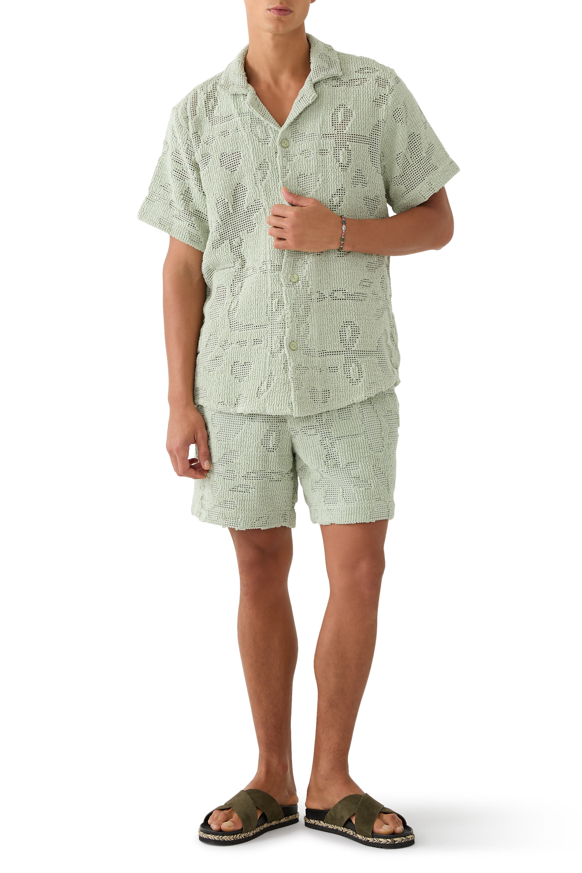 Galbanum Cuba Crochet Shirt