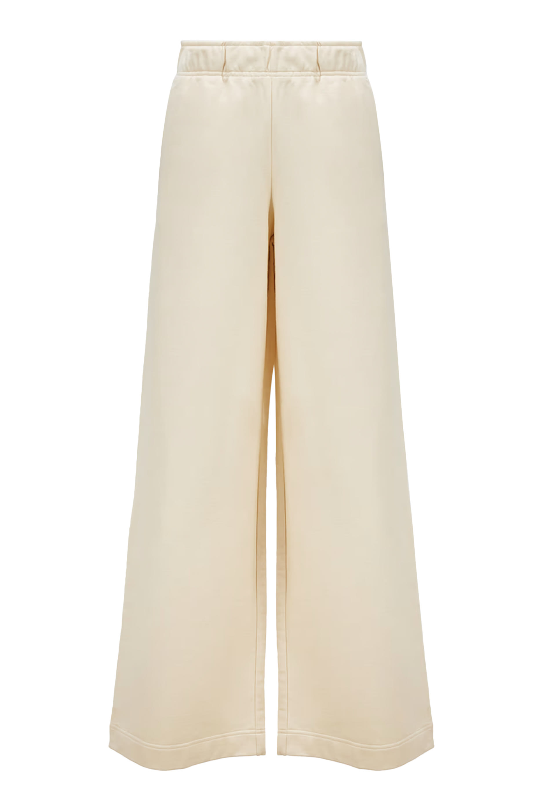 Wide-Leg Cotton Track Pants