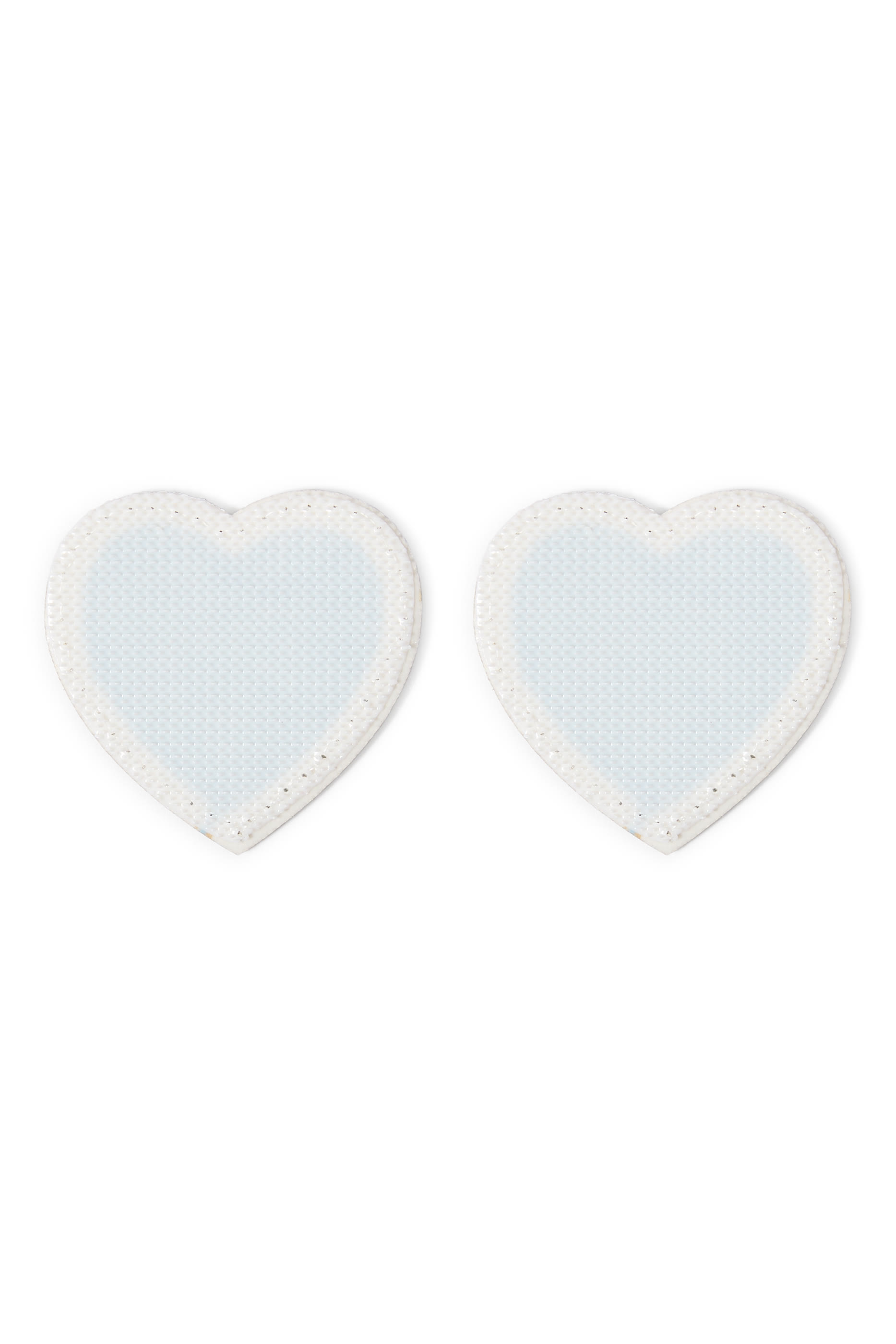 Kids Chenille Sparkle Heart Patches Set