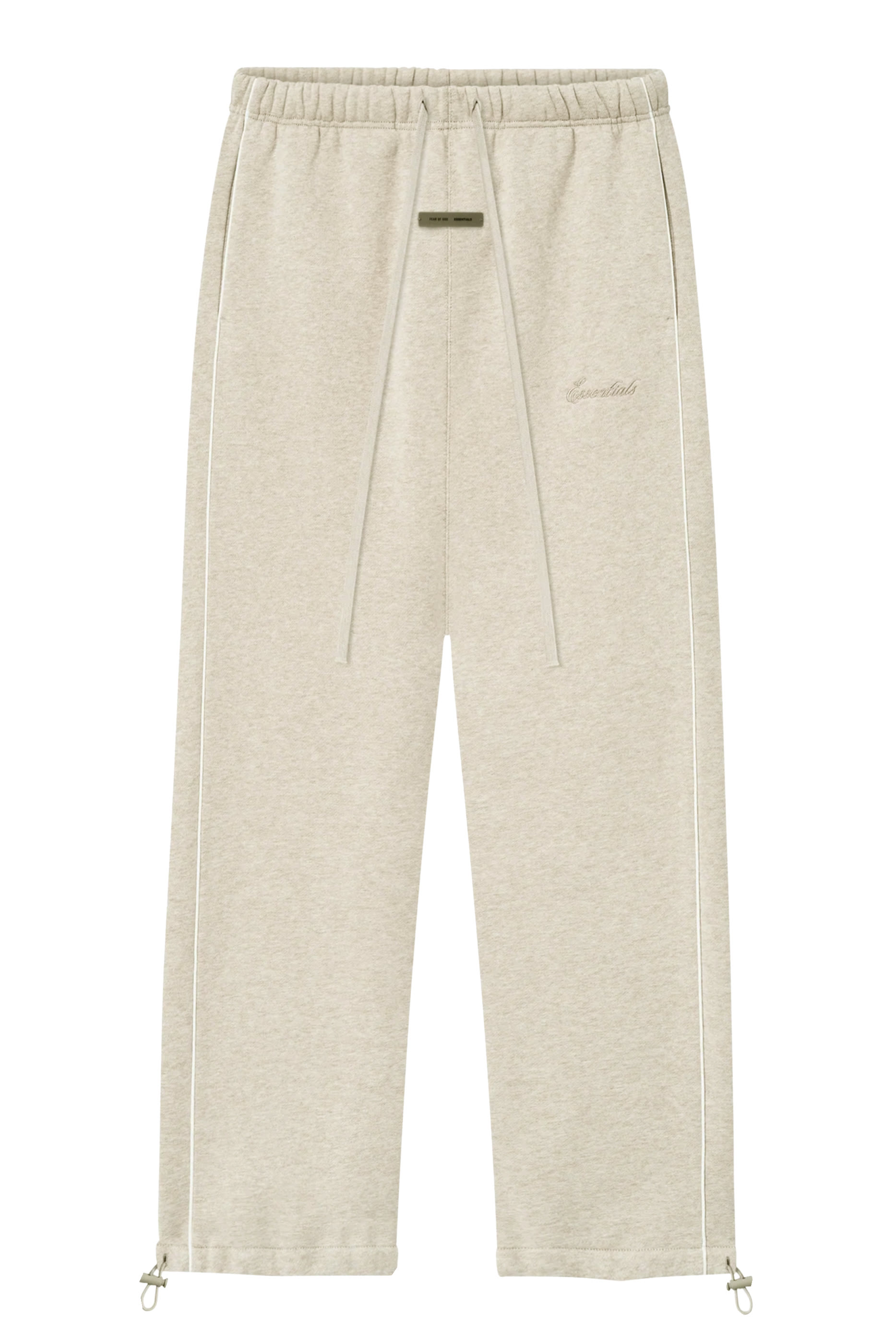 Relaxed Fleece Sweatpants with Piping