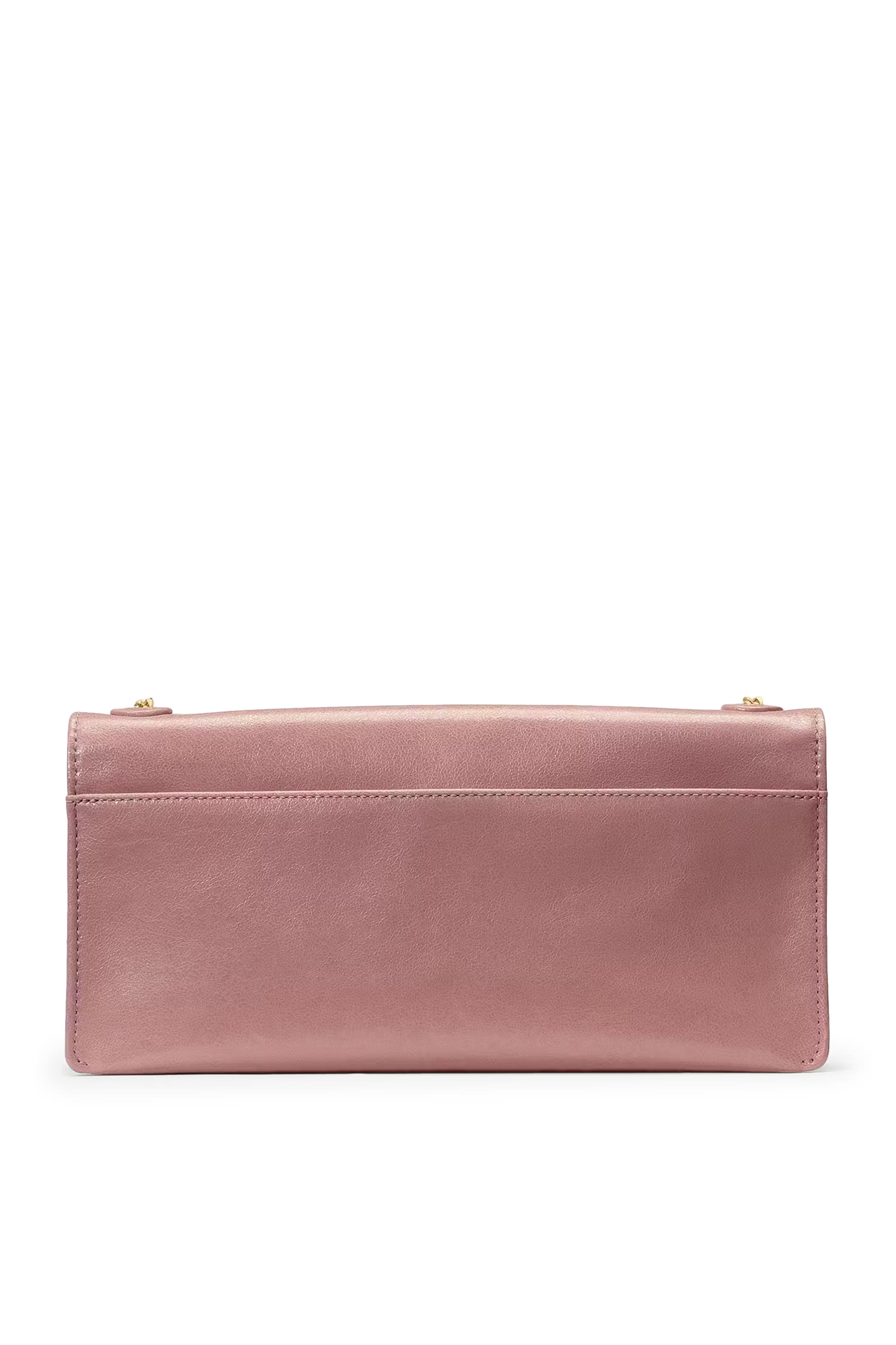 Deco Glazed Leather Soft Shoulder Bag