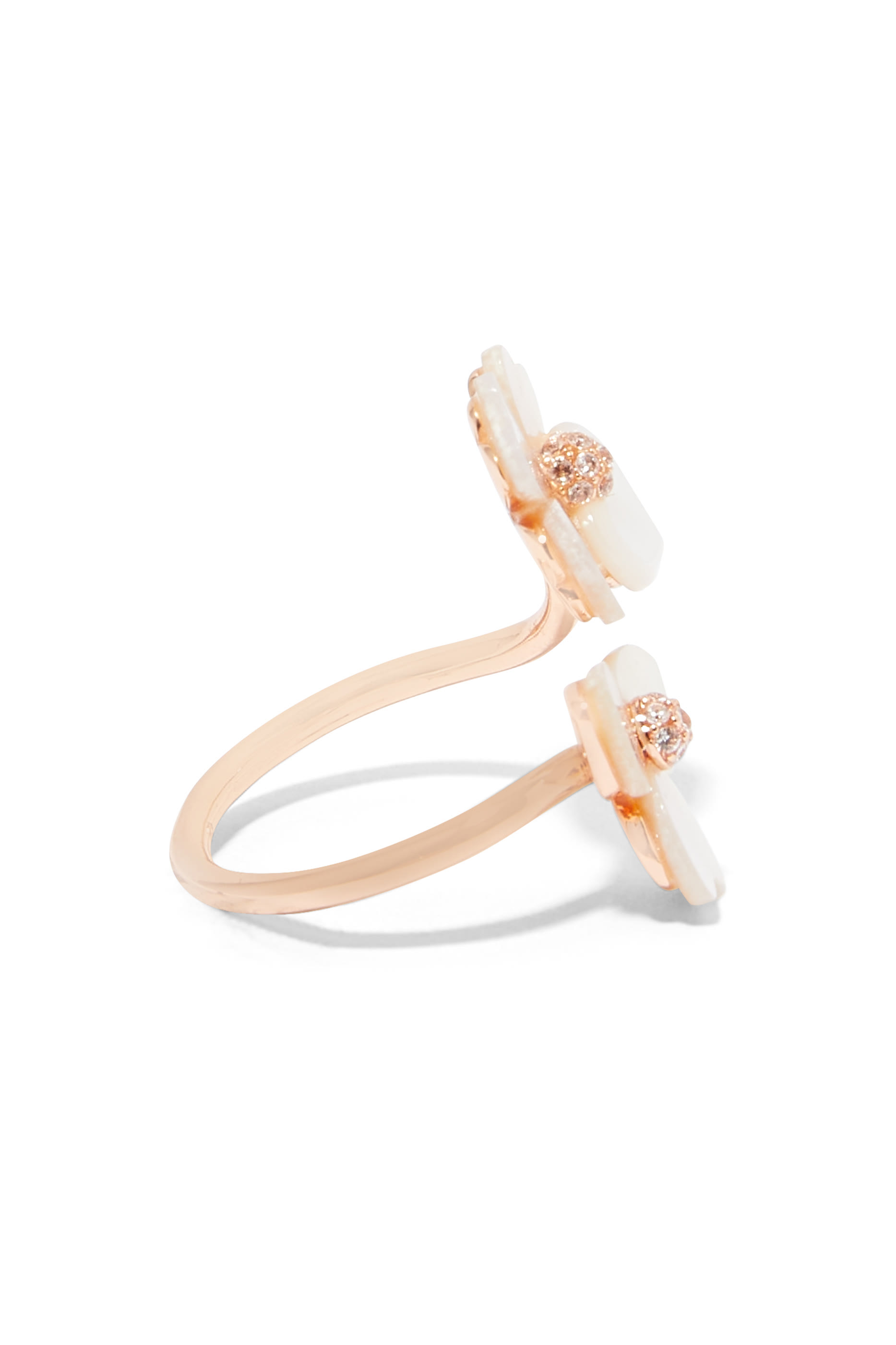 Precious Pansy Wrap Ring