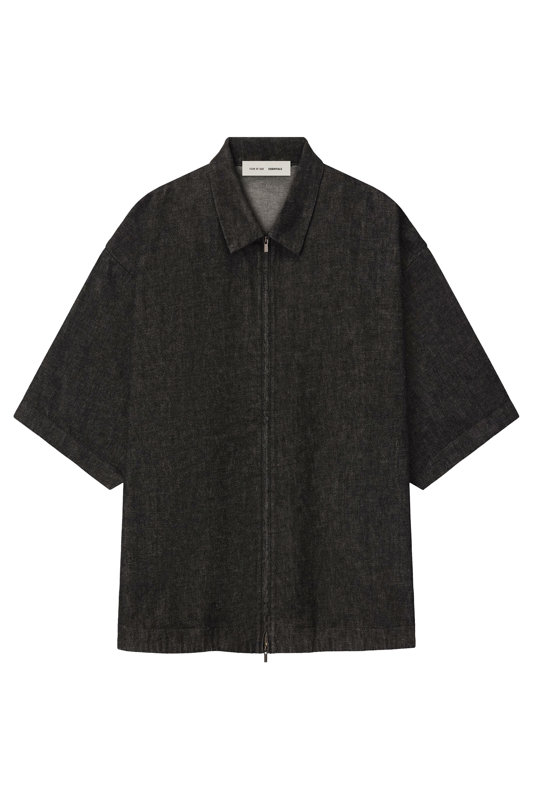 Denim Full Zip Work Shirt