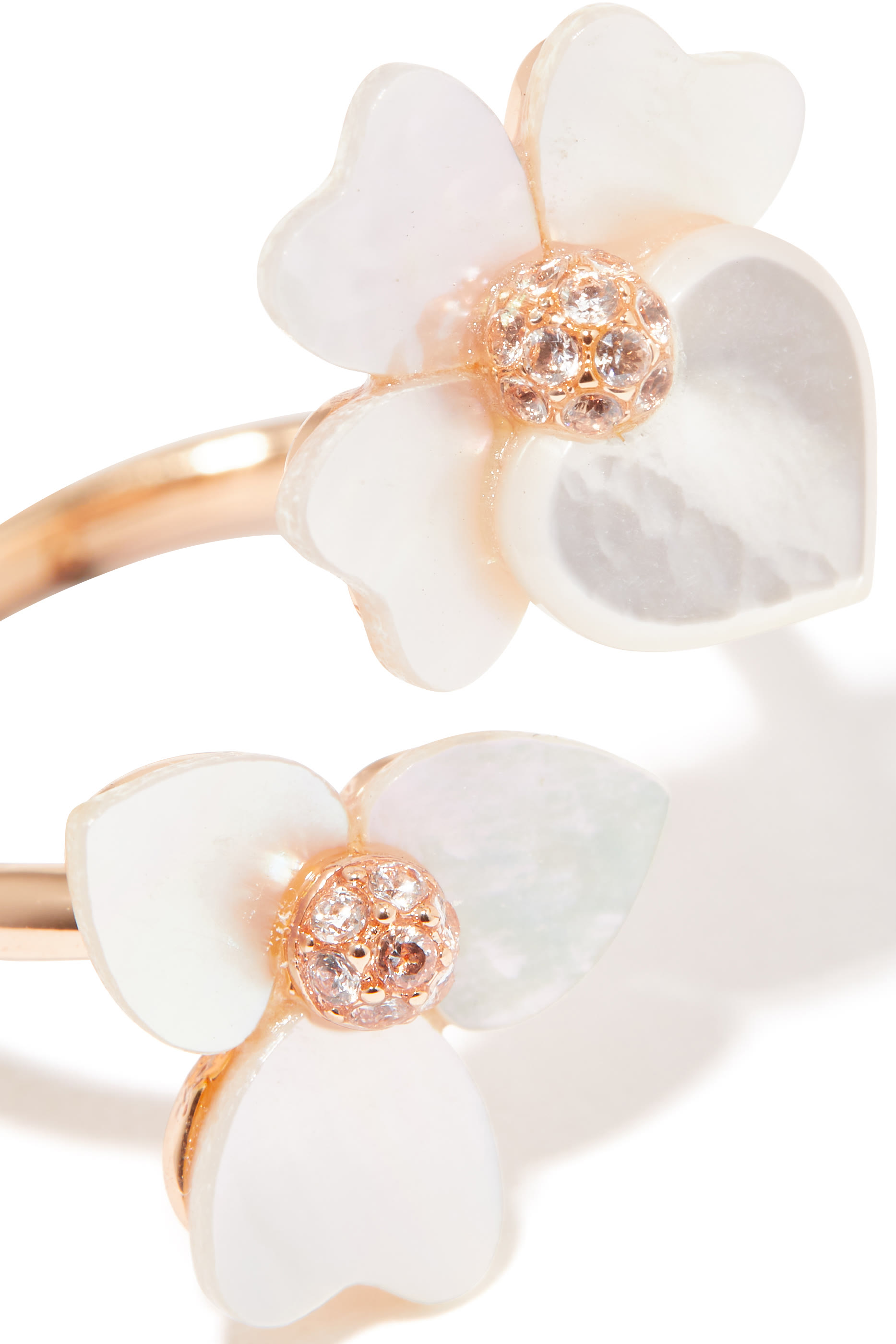 Precious Pansy Wrap Ring