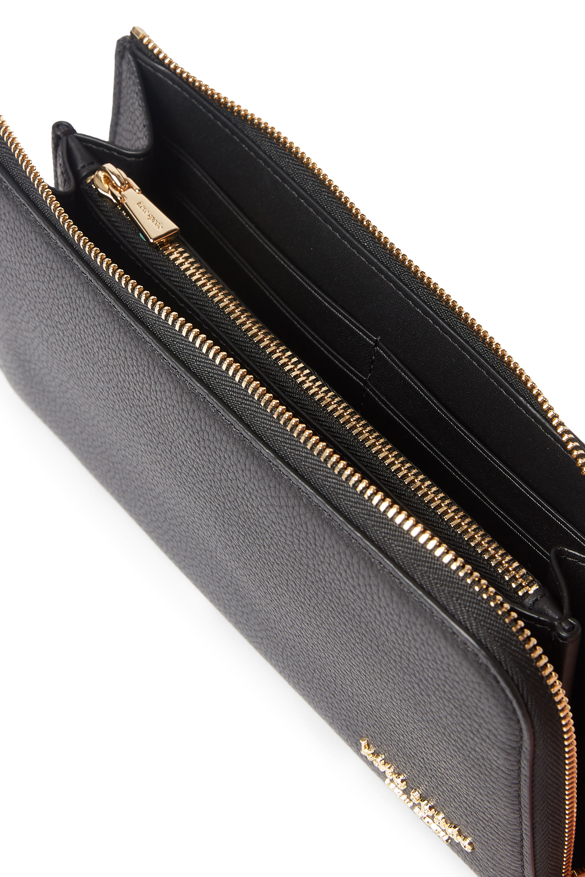 Devin Pebble Leather Zip Wallet