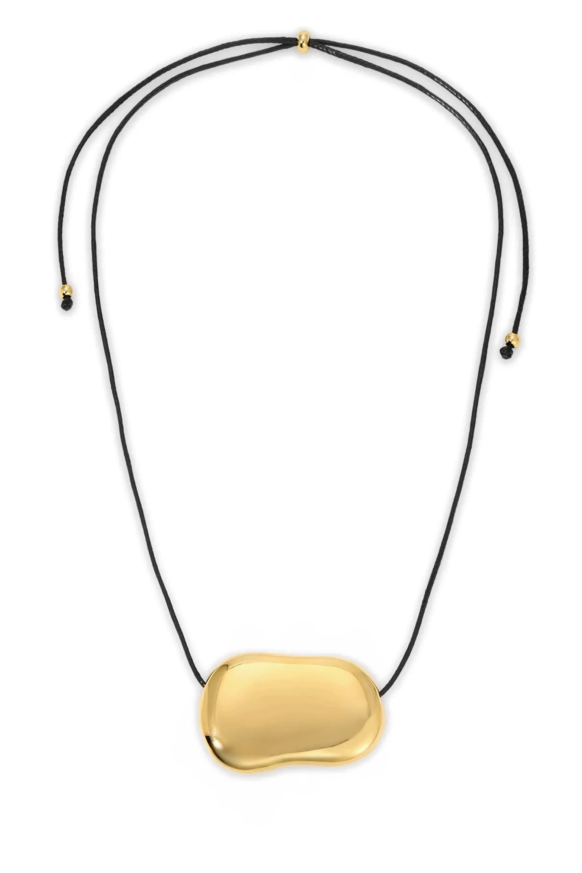  Julia Necklace, Gold Plated Brass