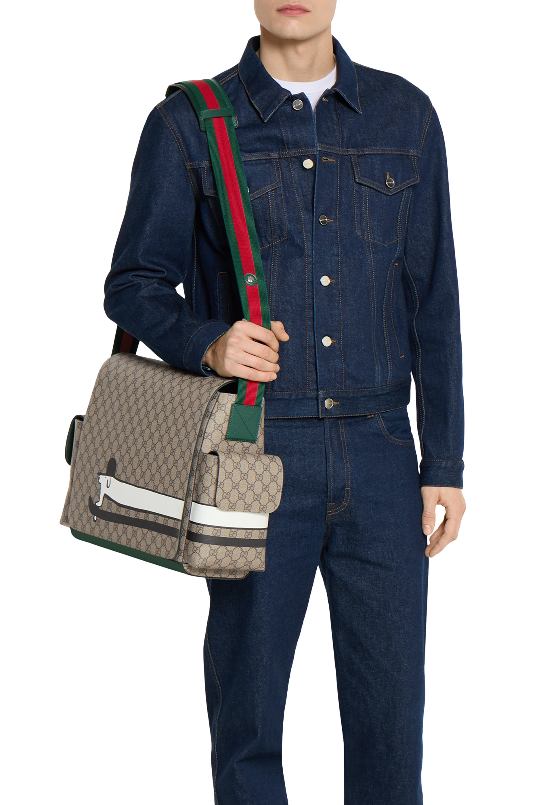 Kids Large Printed GG Changing Bag