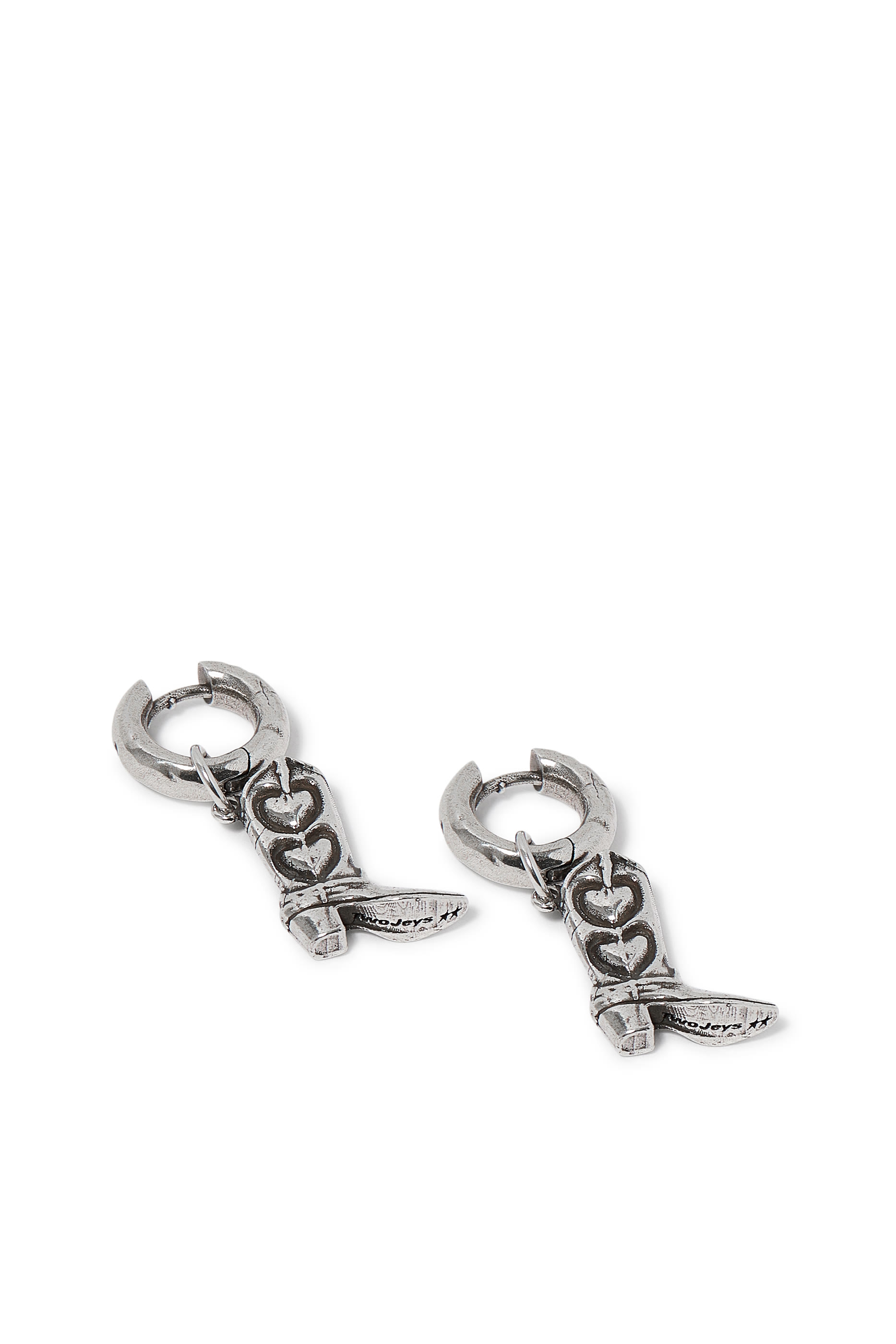 Boots Earrings, 925 Sterling Silver