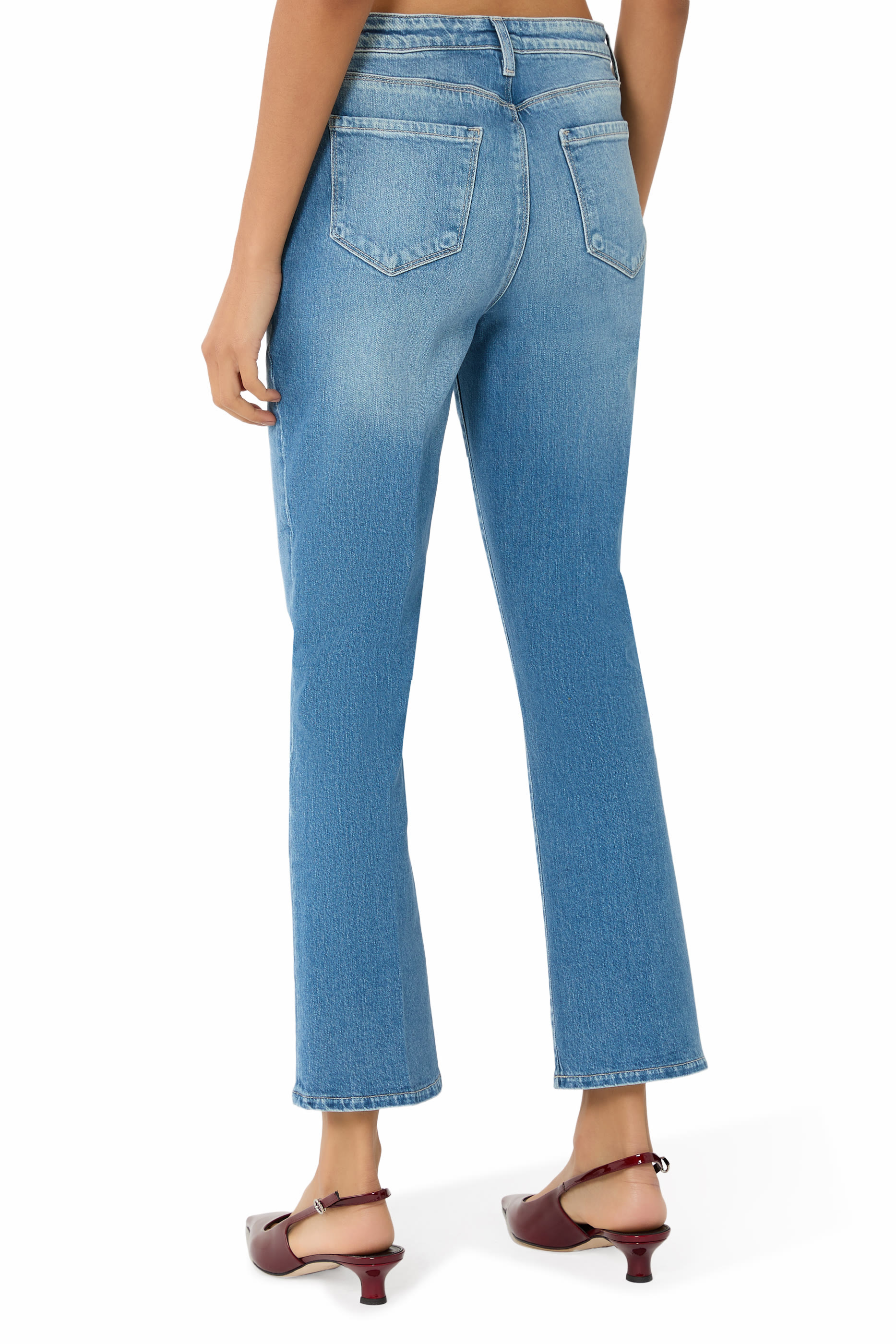 Mira Crop Bootcut Jeans