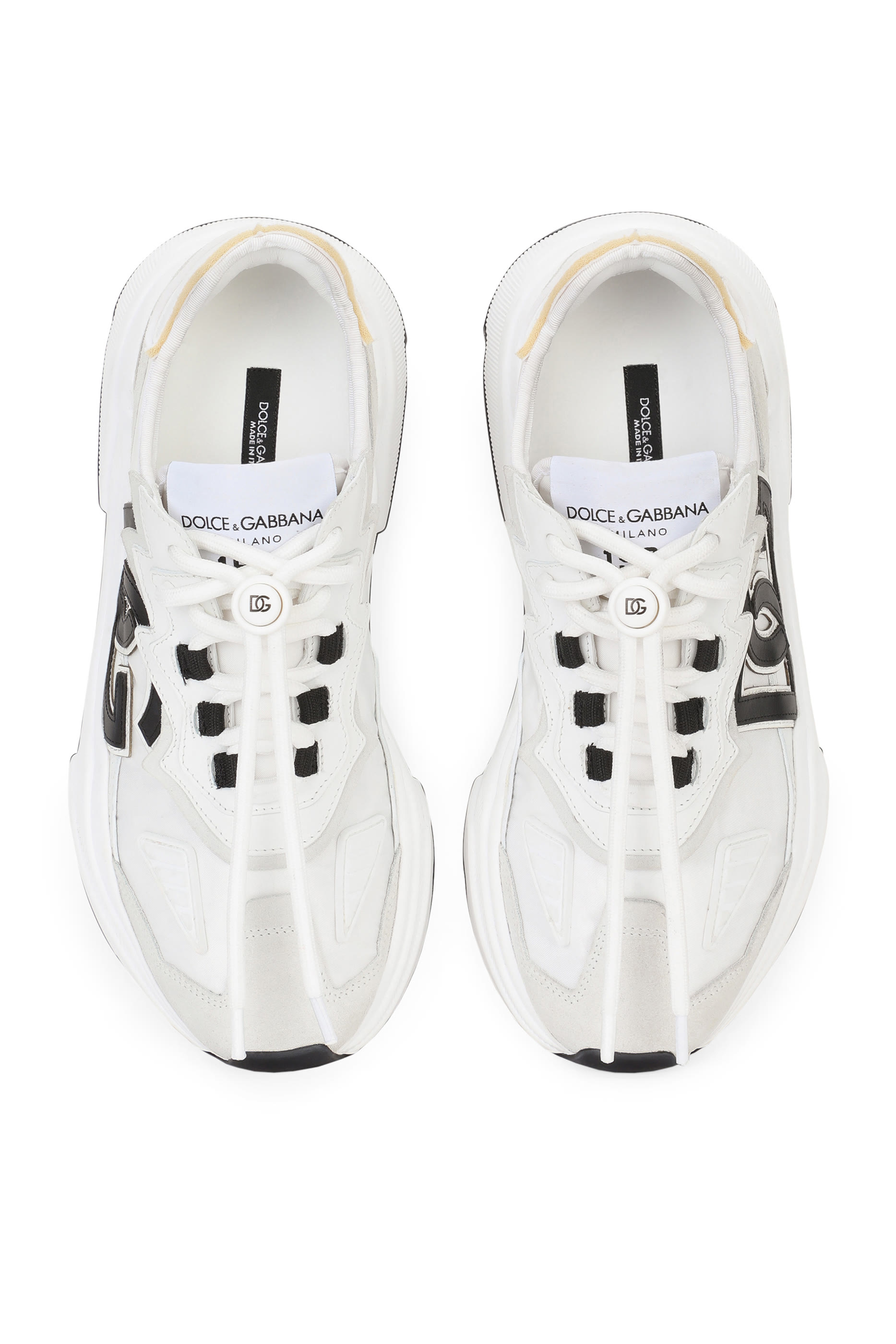 Mixed-Material Daymaster Sneakers