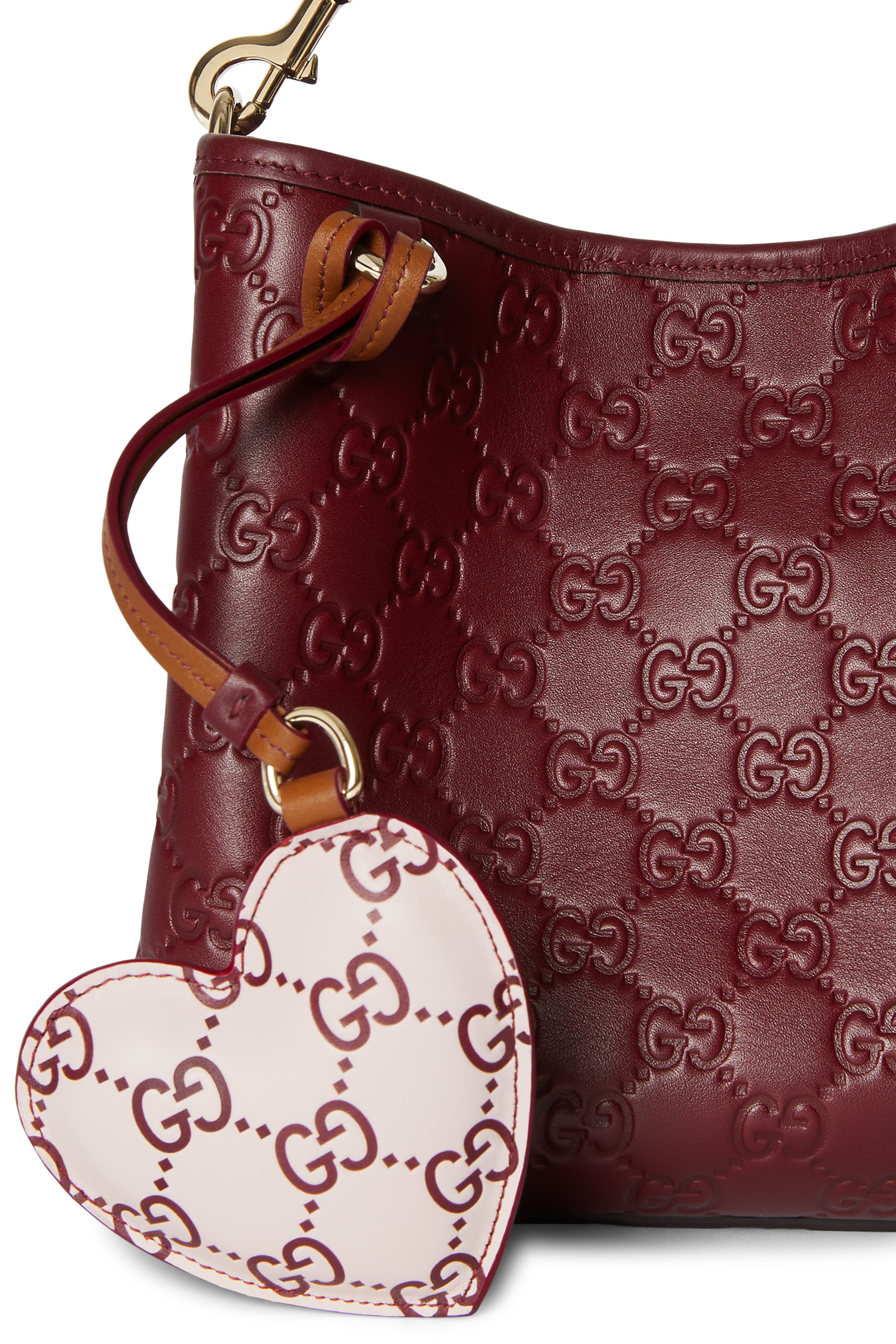 Heart-Shaped Bag Charm