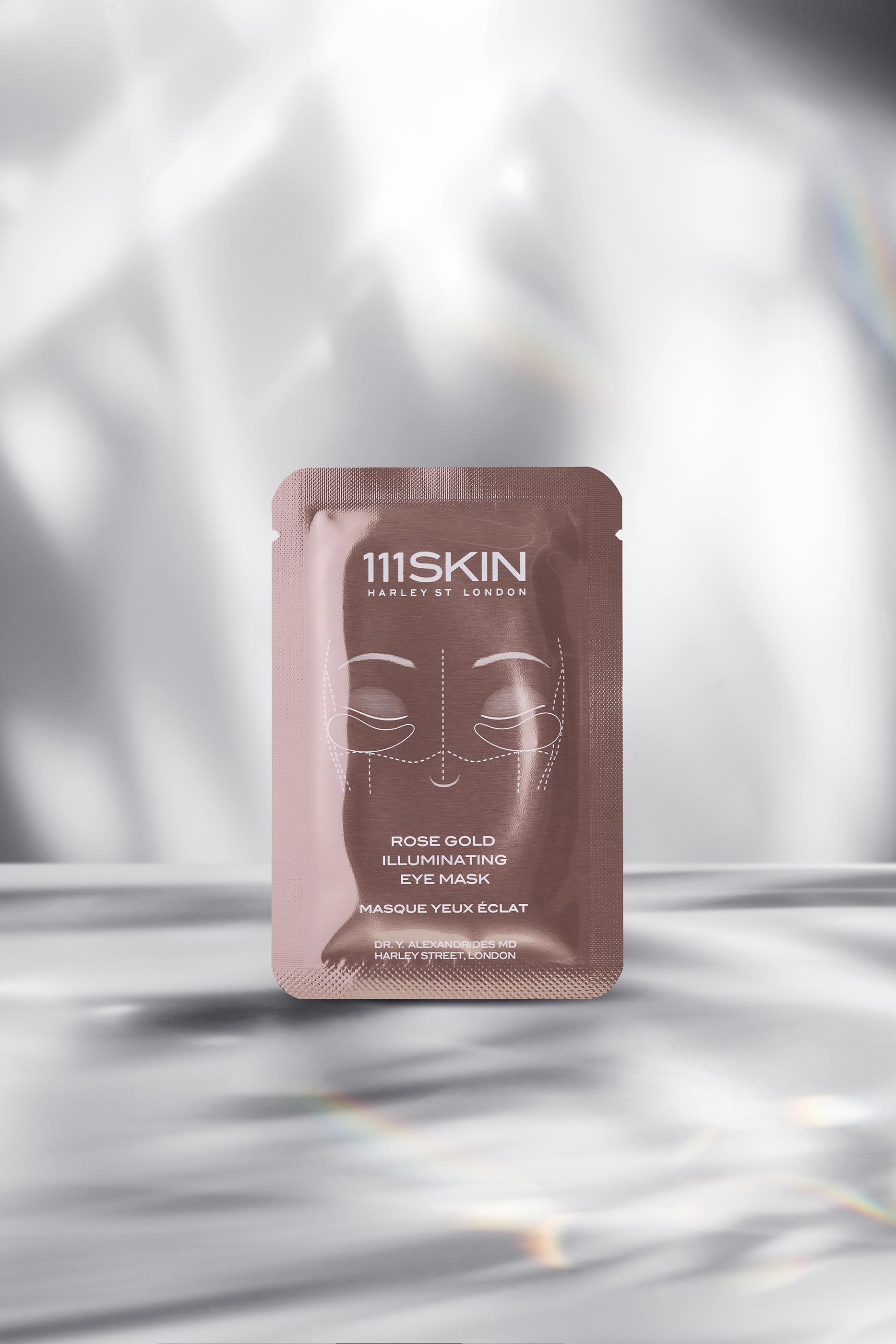 Rose Gold Illuminating Eye Mask, Pack of 8