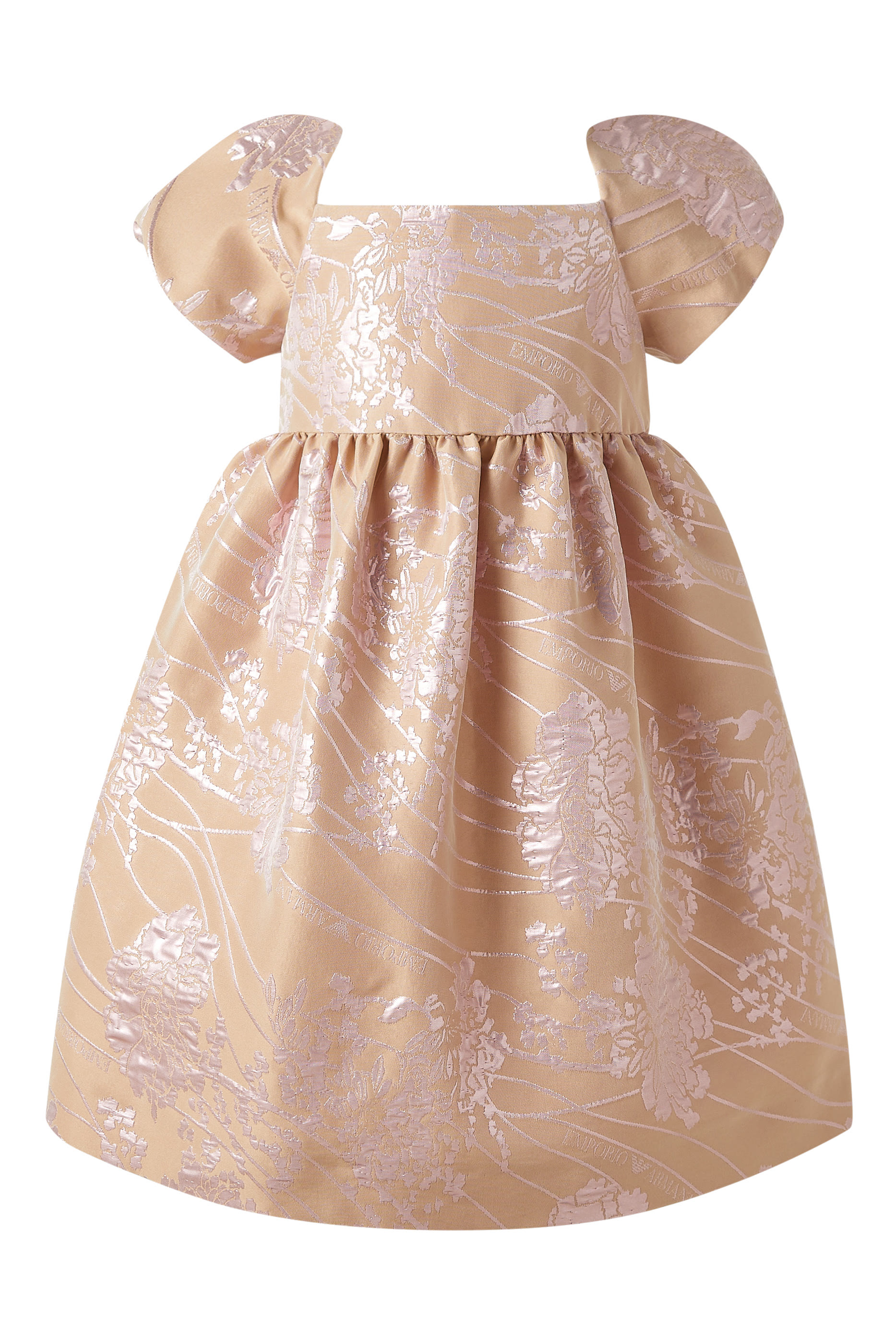 Kids Jacquard Floral Dress